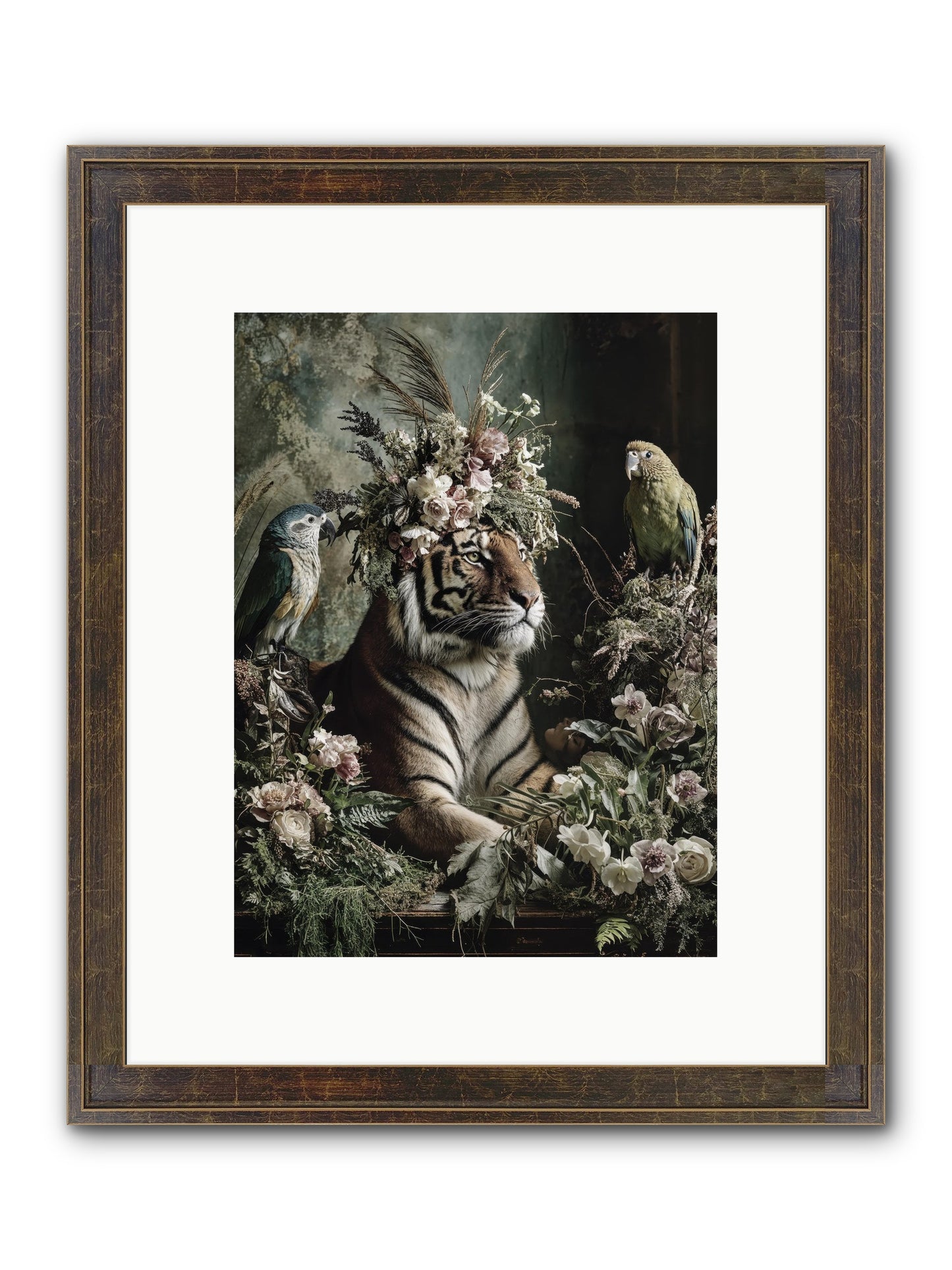 Soul's Recognition Framed Print - Slimwoods Black/Gold 9x12
