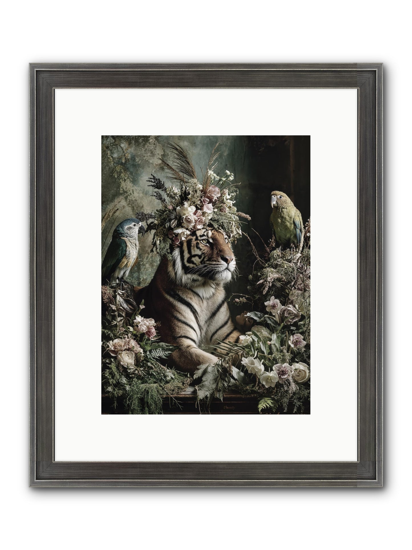 Soul's Recognition Framed Print - Slimwoods Black/Silver 9x12