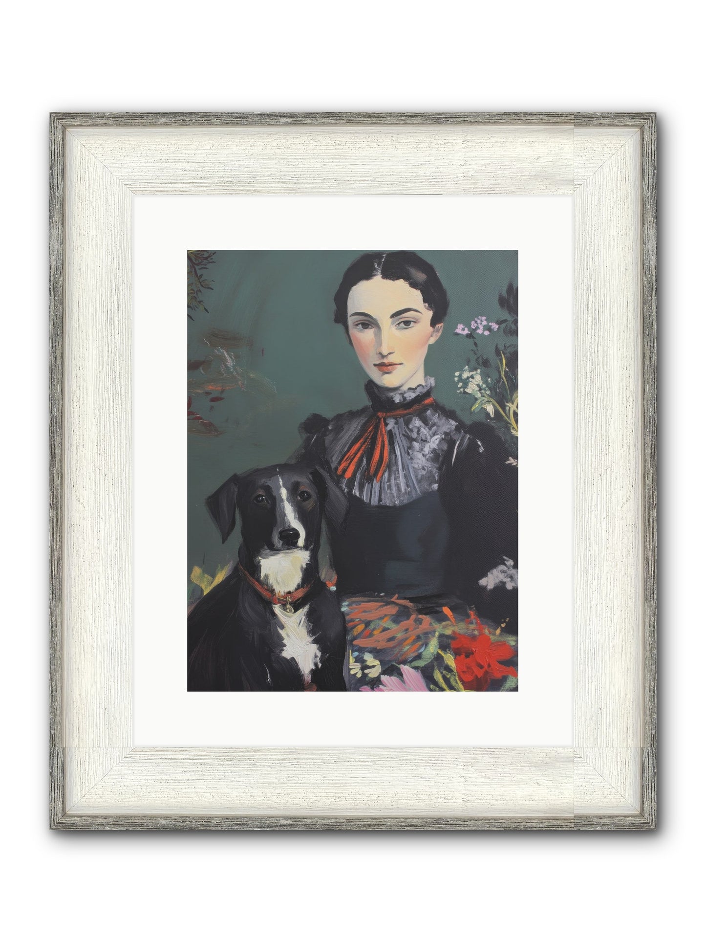 Soul's Sweet Surrender Framed Print - Driftwood White 12x16