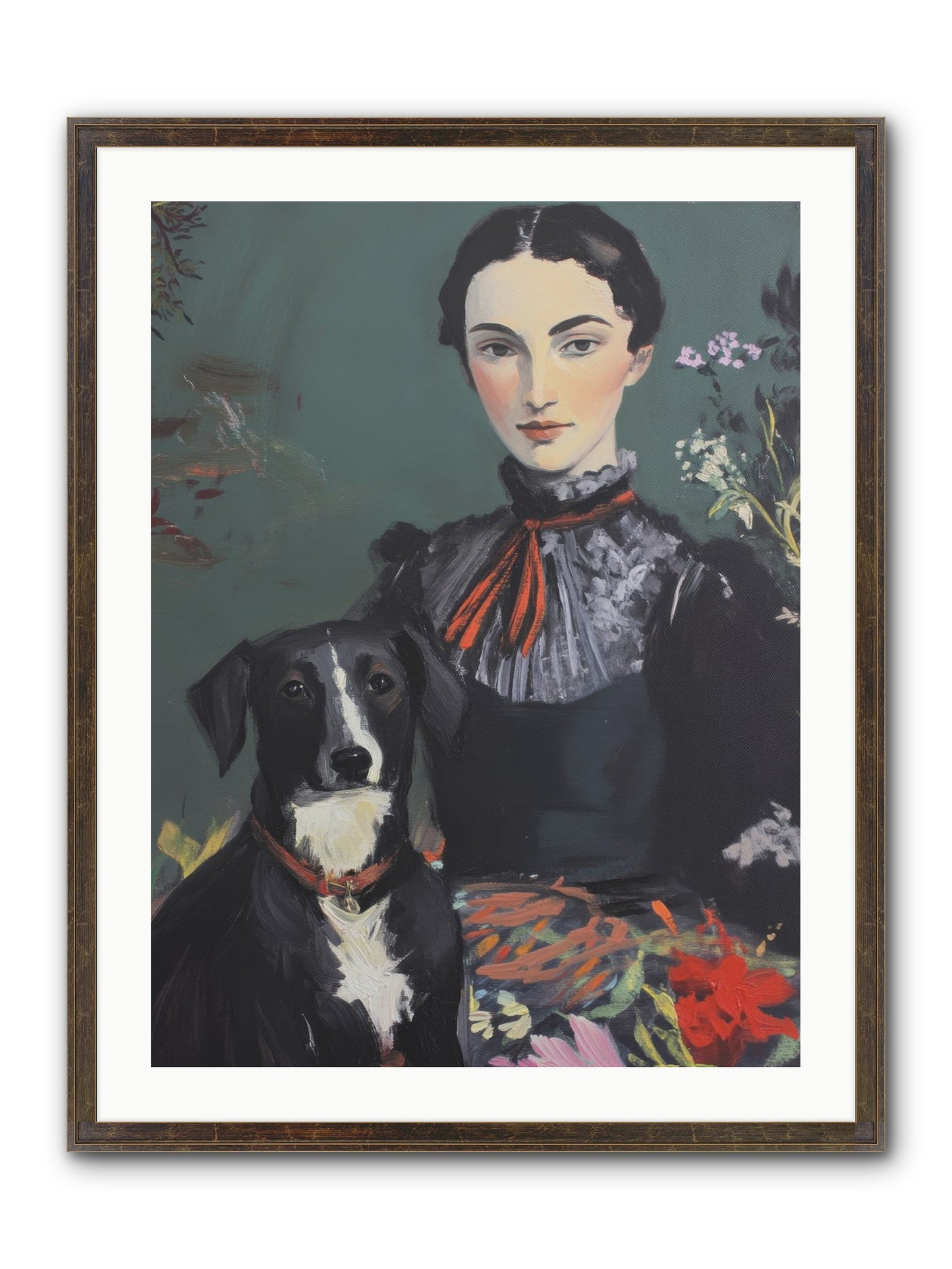Soul's Sweet Surrender Framed Print - Slimwoods Black/Gold 24x32