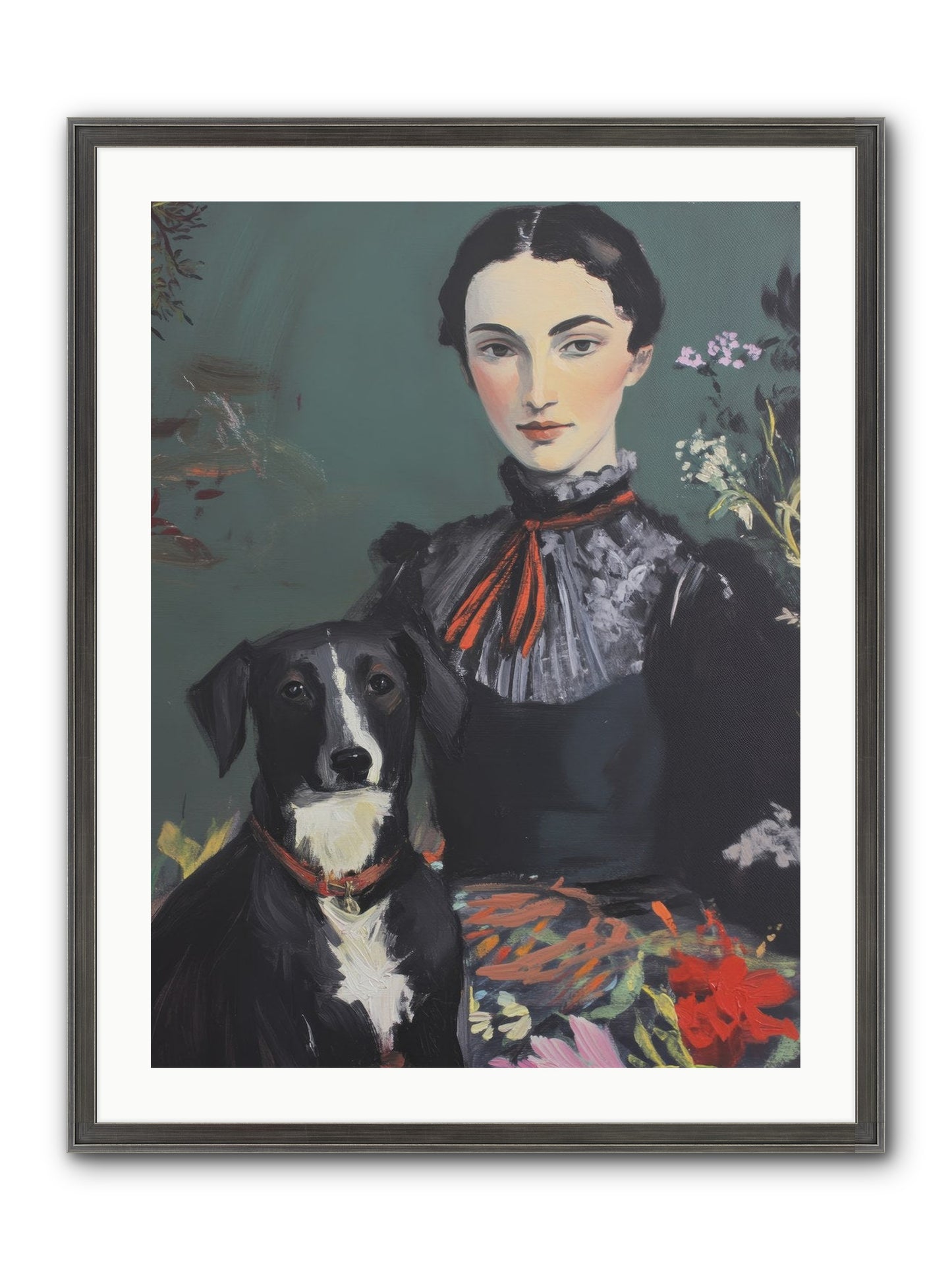 Soul's Sweet Surrender Framed Print - Slimwoods Black/Silver 24x32
