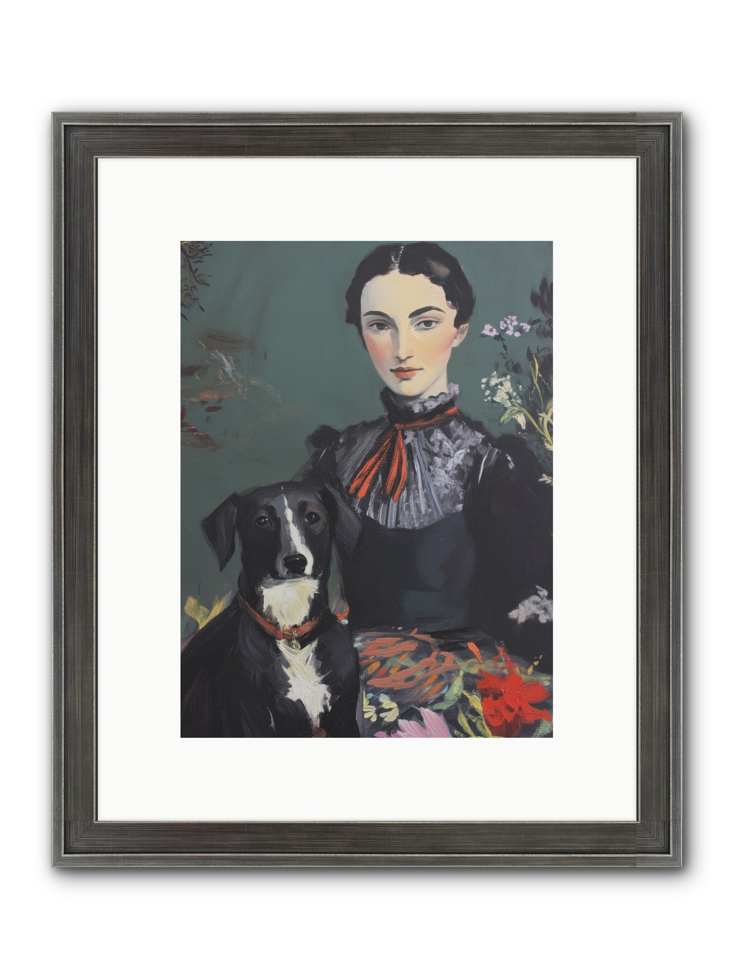 Soul's Sweet Surrender Framed Print - Slimwoods Black/Silver 9x12