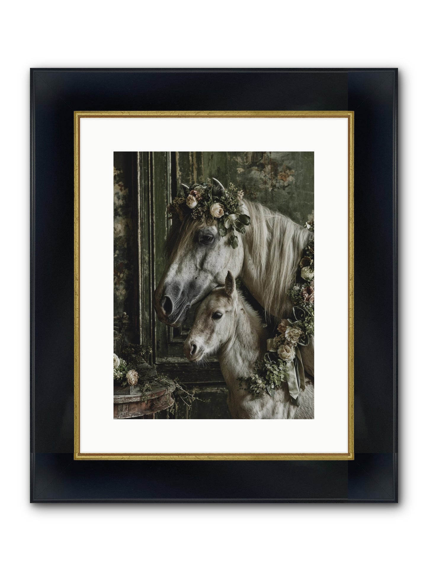 Soulshine Framed Print - Wide Black w/Gold 12x16