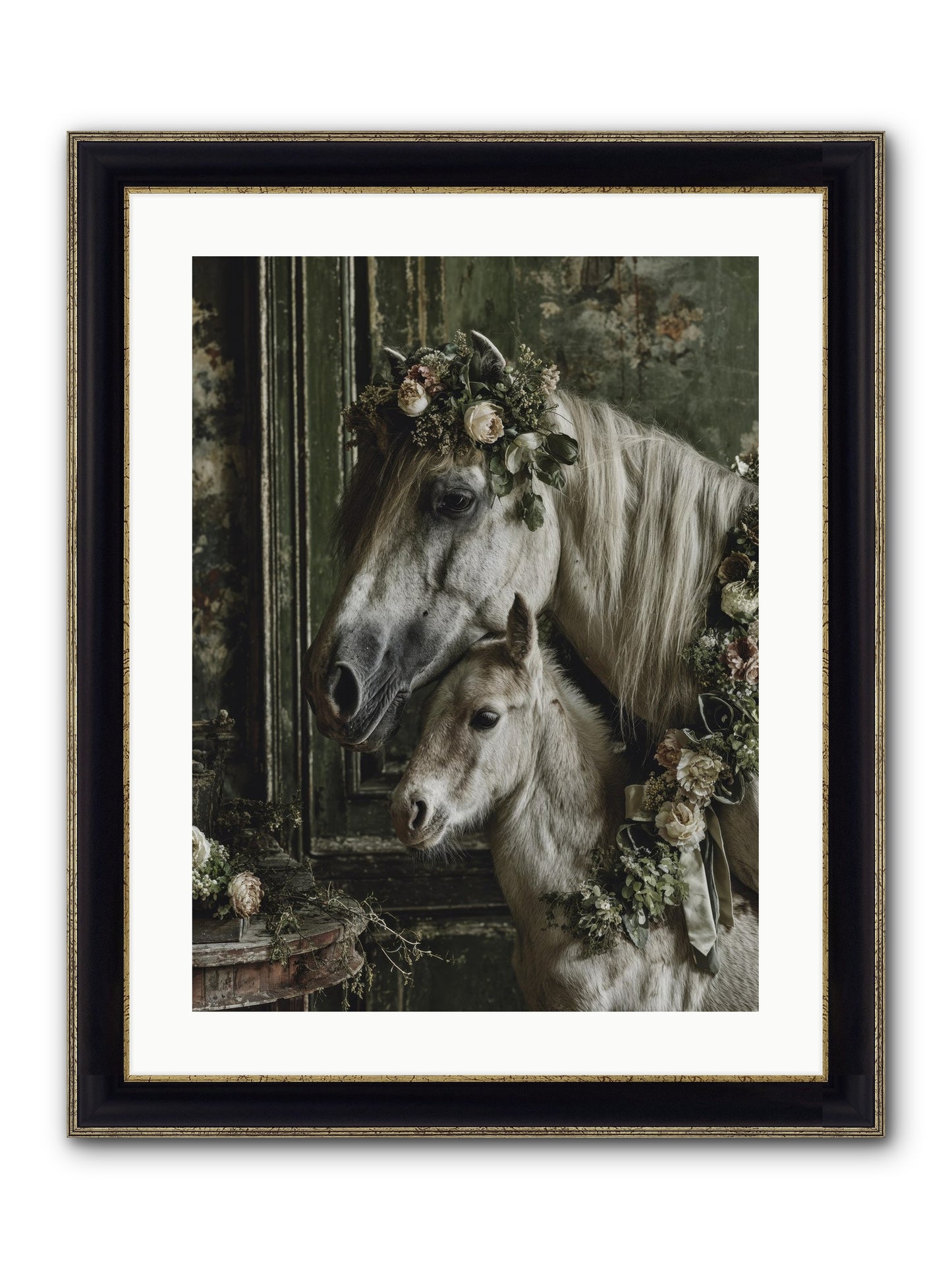 Soulshine Framed Print - Black & Gold 18x24