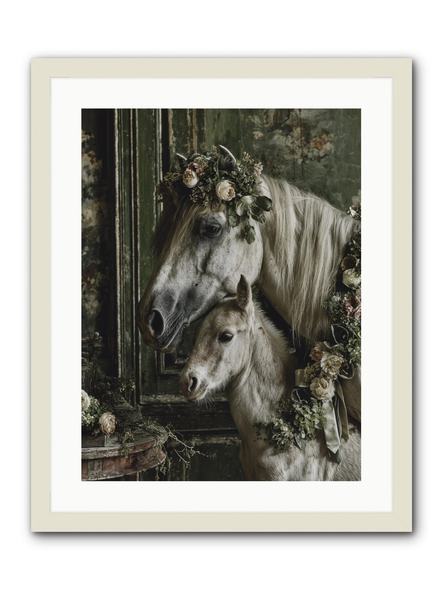 soulshine -- Framed Print - White 18x24