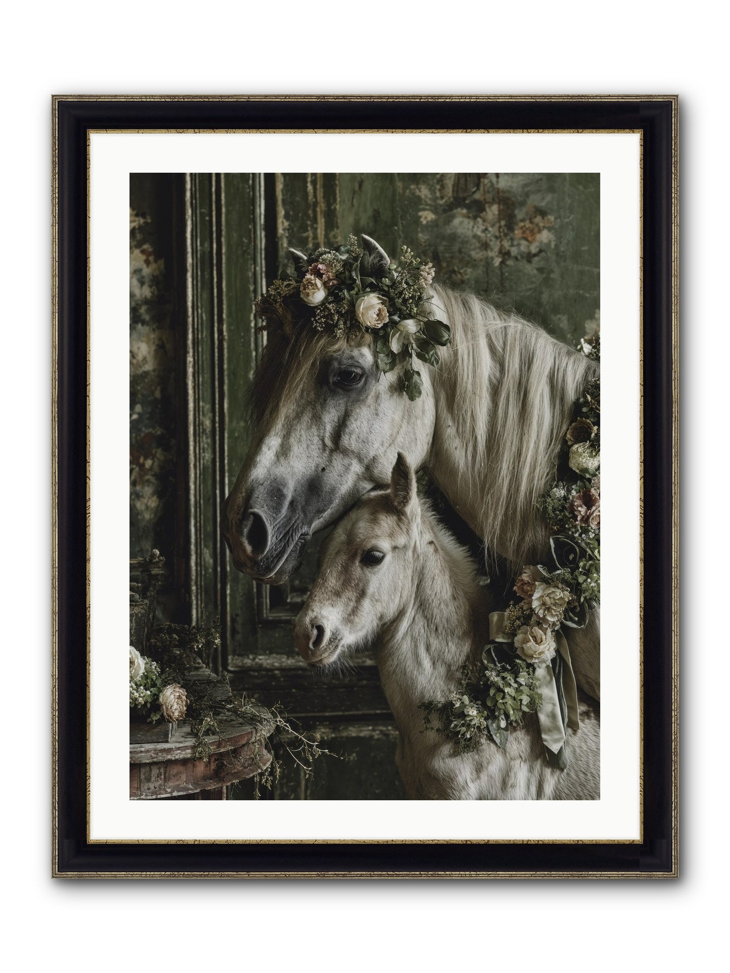 Soulshine Framed Print - Black & Gold 24x32