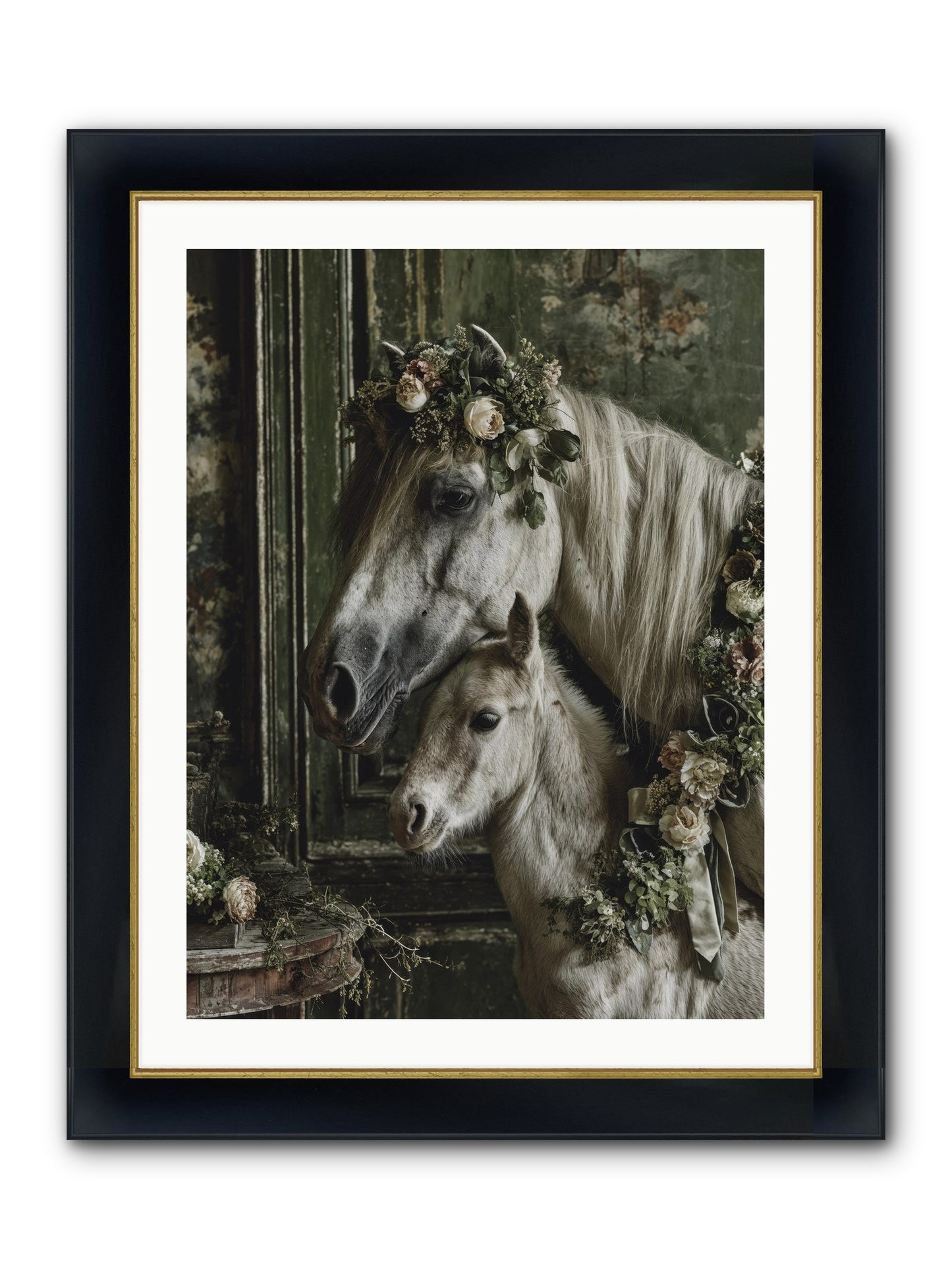 Soulshine Framed Print - Wide Black w/Gold 24x32