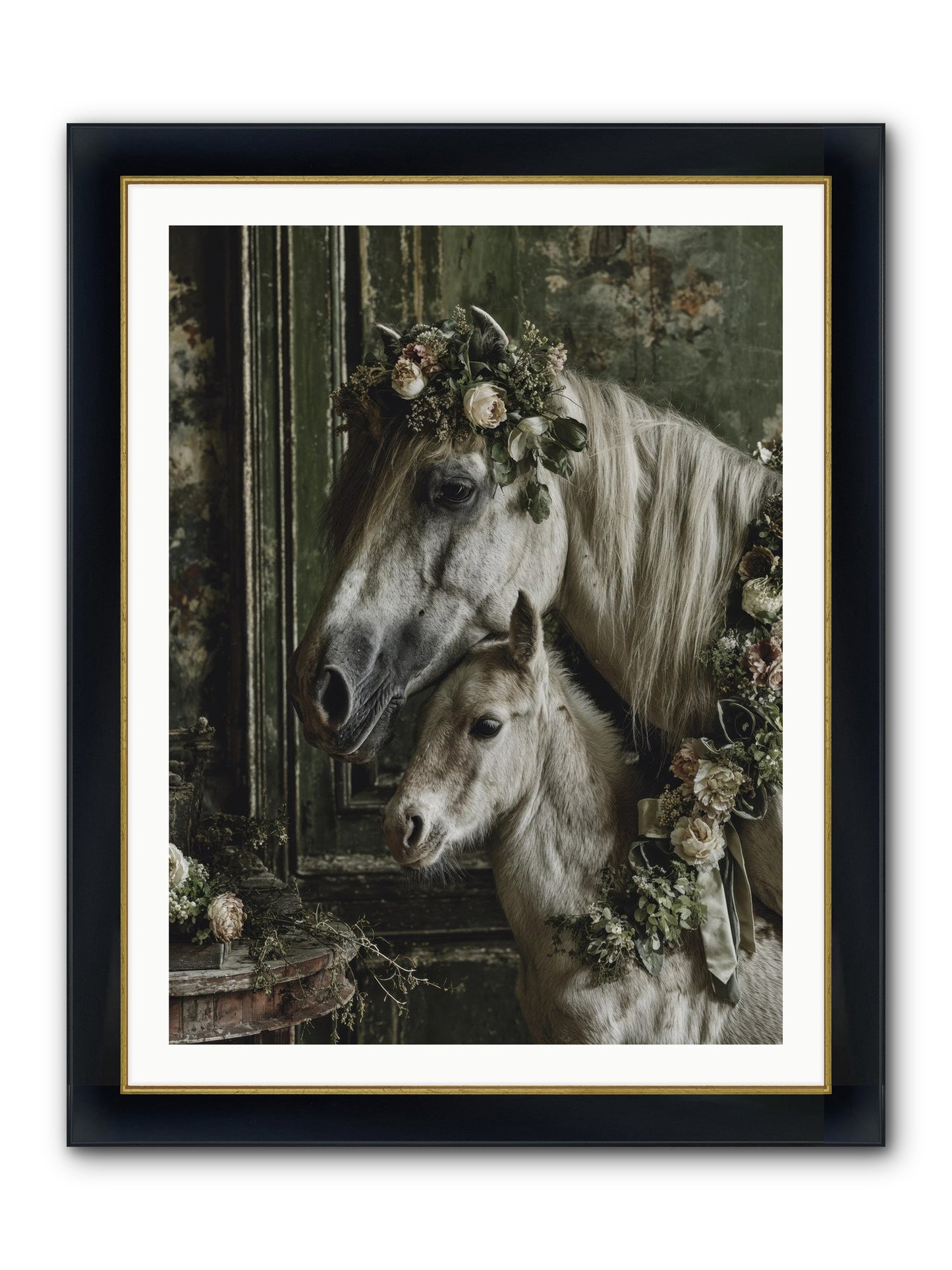 Soulshine Framed Print - Wide Black w/Gold 30x40