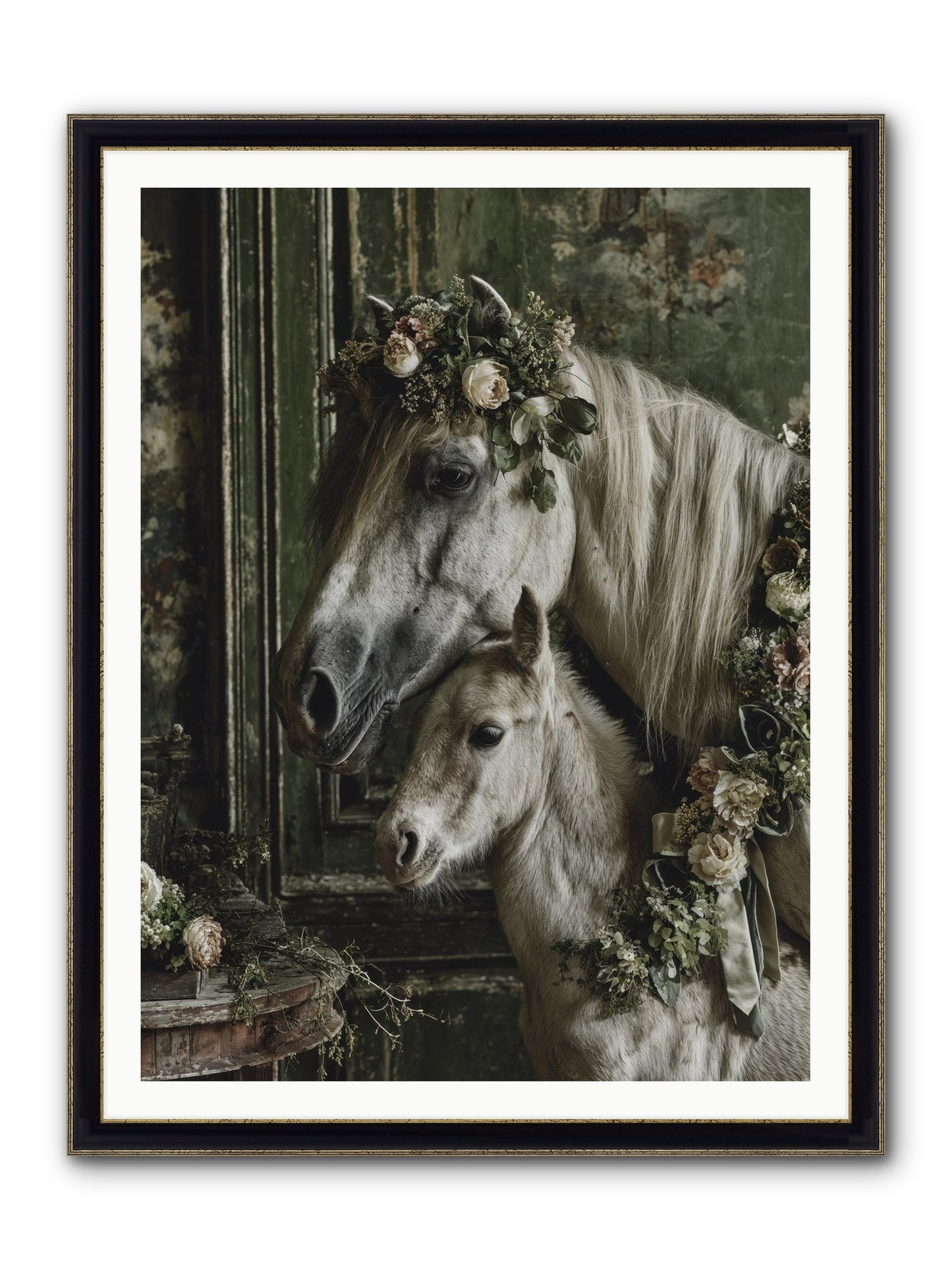 Soulshine Framed Print - Black & Gold 36x48