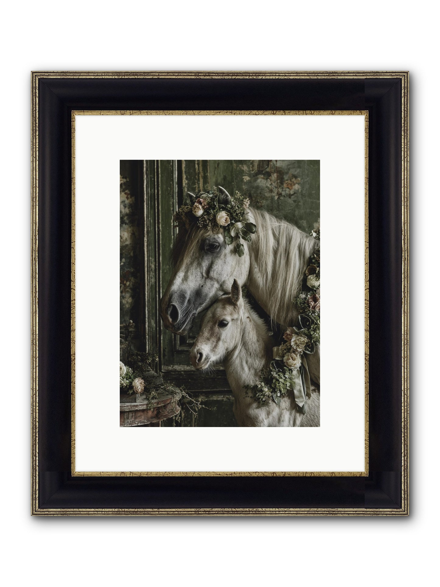 Soulshine Framed Print - Black & Gold 9x12