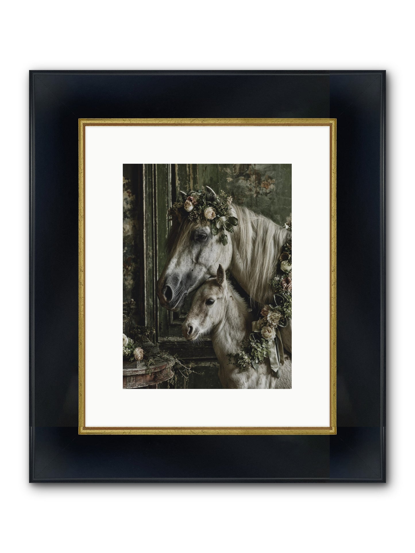 Soulshine Framed Print - Wide Black w/Gold 9x12