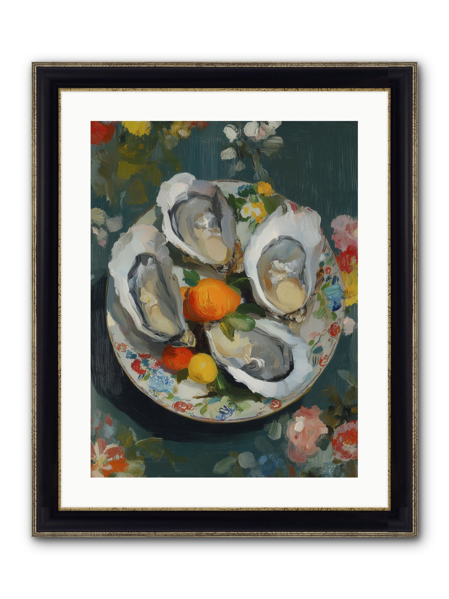 Sovereign Celebration Framed Print - Black & Gold 18x24
