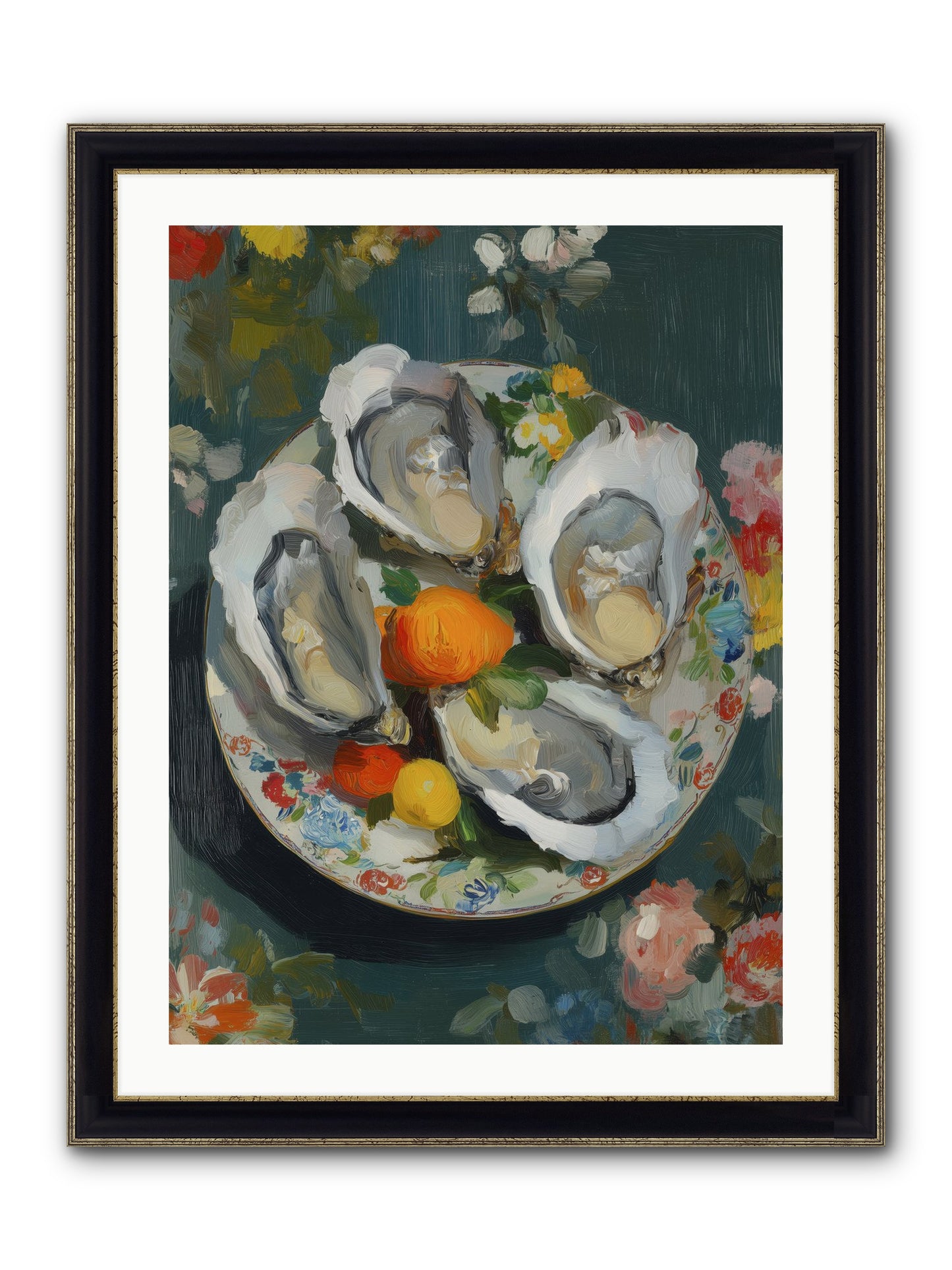 Sovereign Celebration Framed Print - Black & Gold 24x32