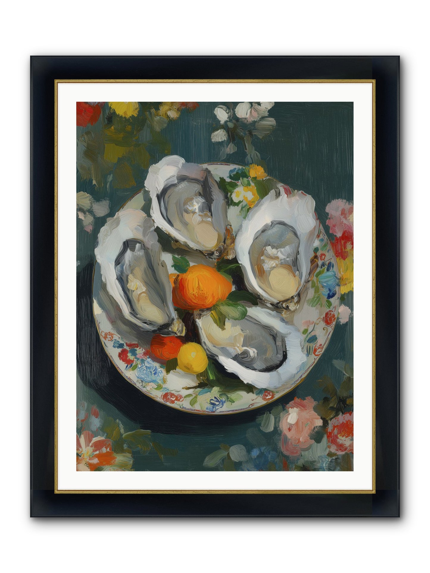 Sovereign Celebration Framed Print - Wide Black w/Gold 30x40