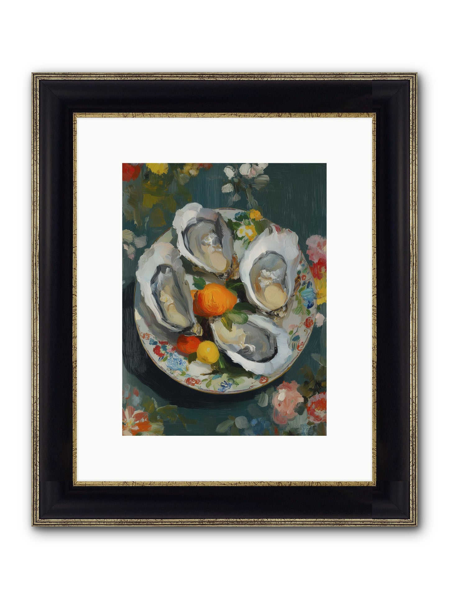 Sovereign Celebration Framed Print - Black & Gold 9x12