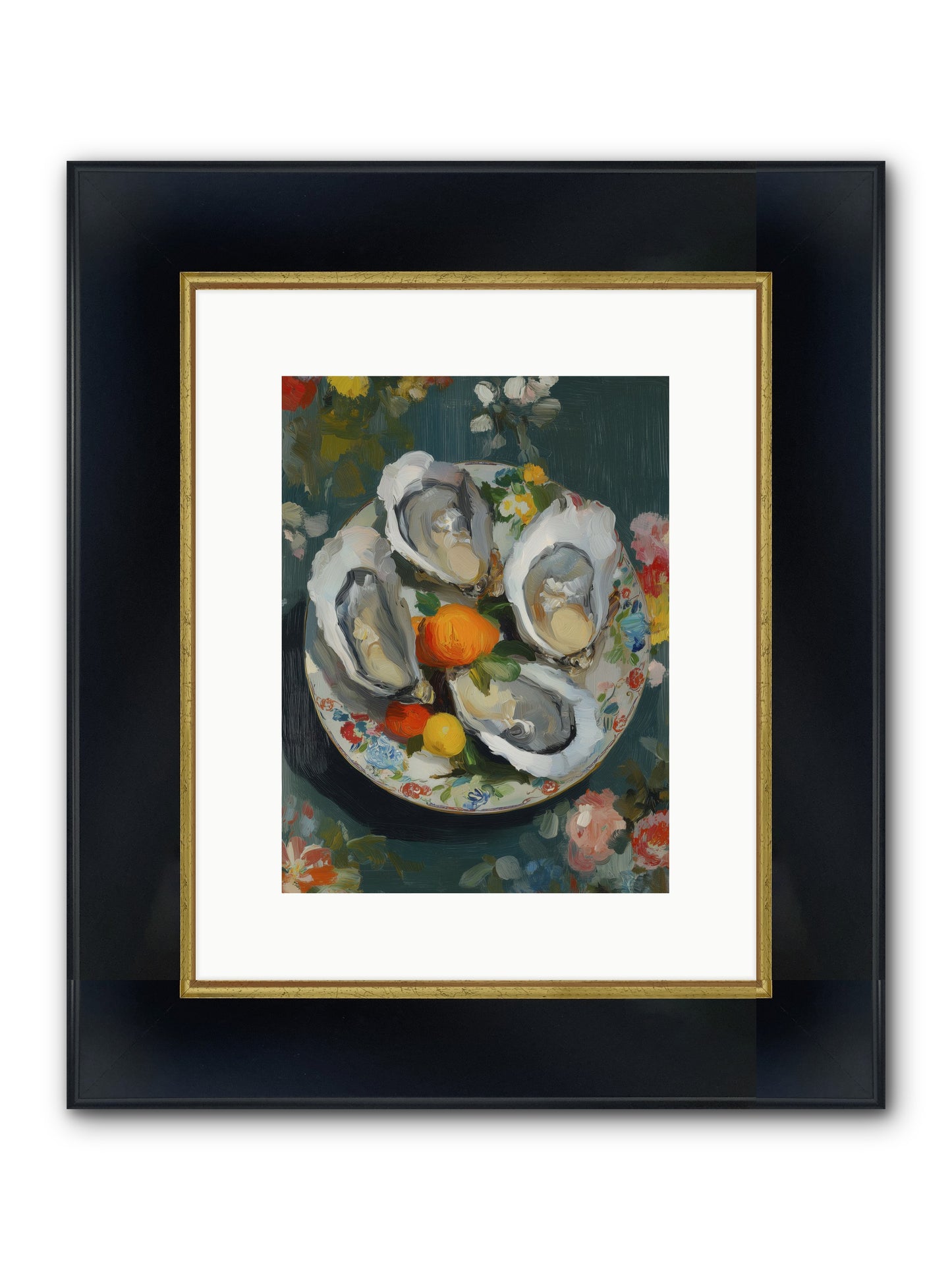 Sovereign Celebration Framed Print - Wide Black w/Gold 9x12