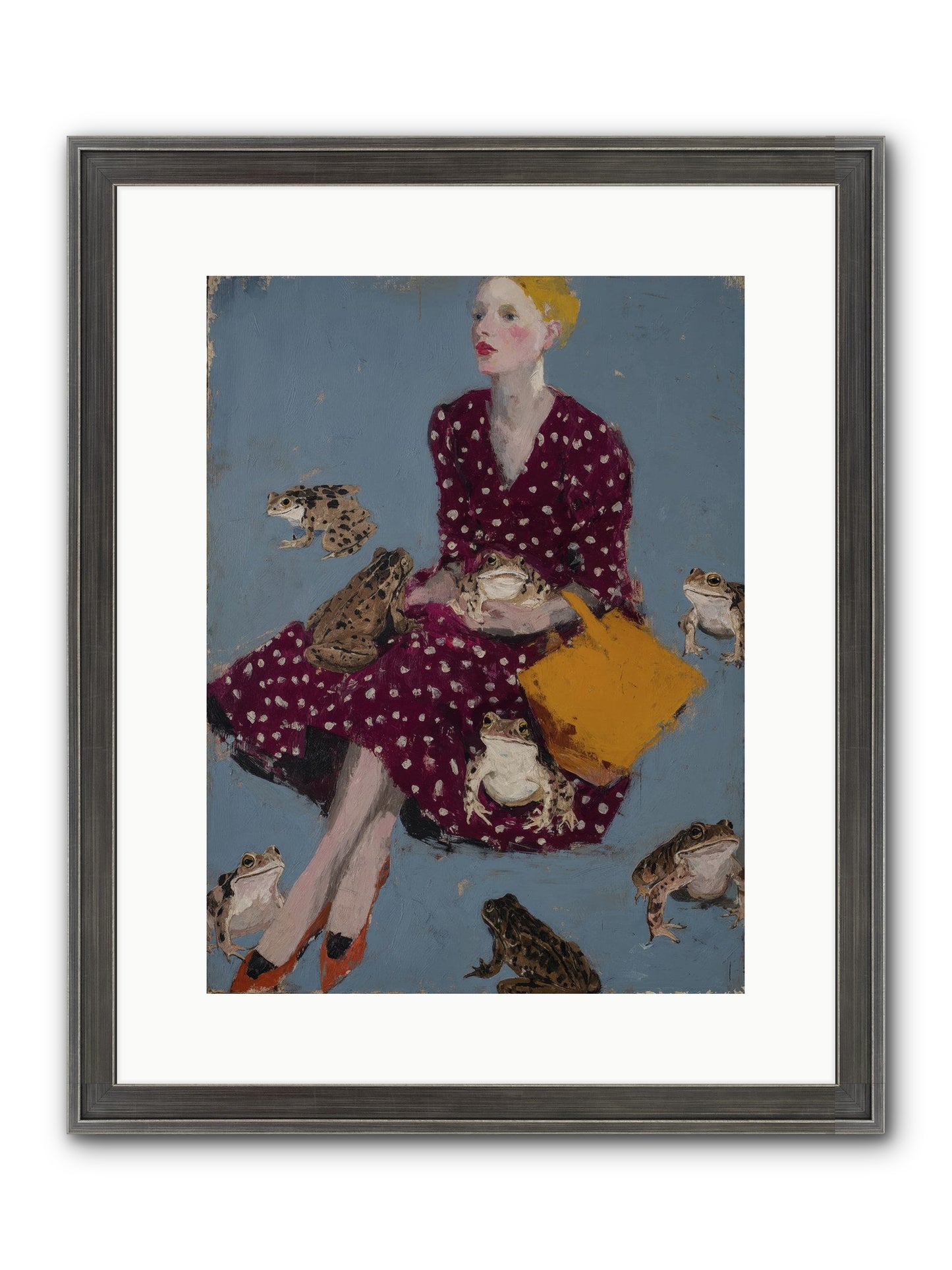 Sovereign of Her Own Garden Framed Print - Slimwoods Black/Silver 12x16