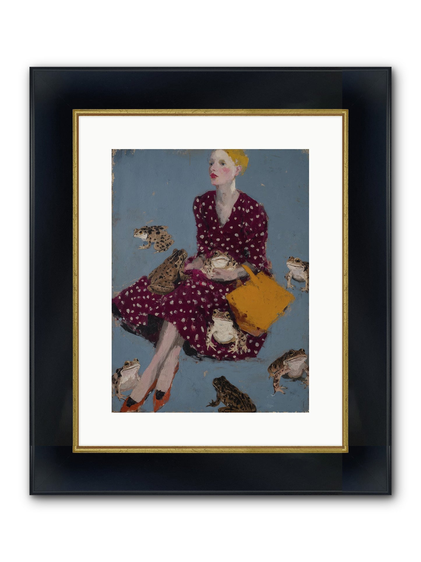 Sovereign of Her Own Garden Framed Print - Wide Black w/Gold 12x16