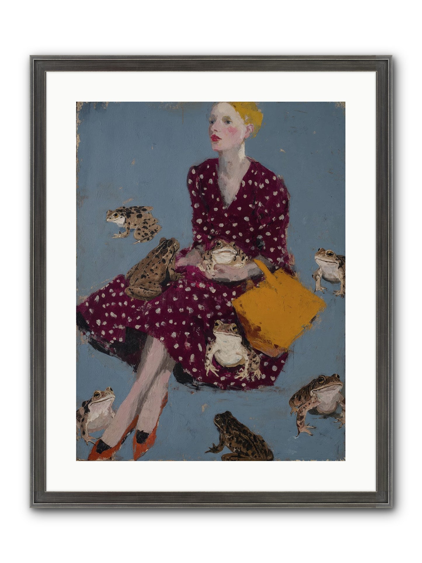Sovereign of Her Own Garden Framed Print - Slimwoods Black/Silver 18x24