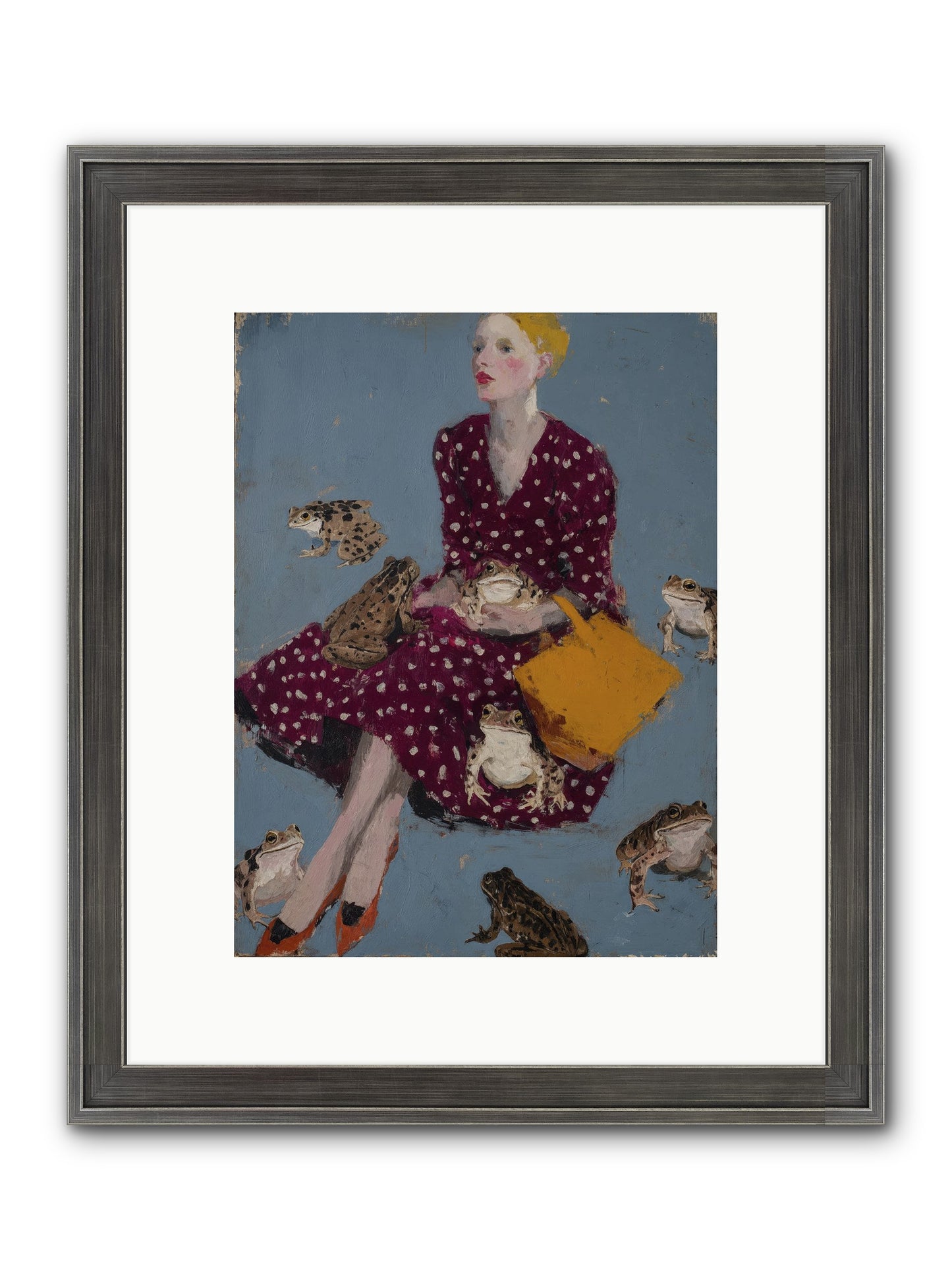 Sovereign of Her Own Garden Framed Print - Slimwoods Black/Silver 9x12