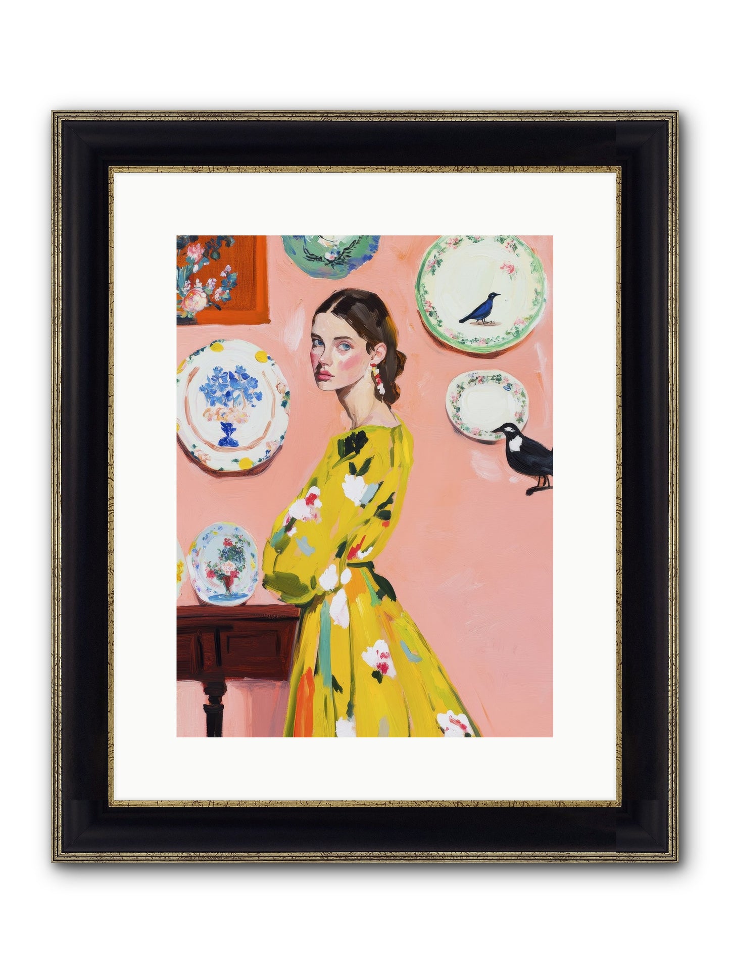 Sovereign Of Sweet Summers Framed Print - Black & Gold 12x16