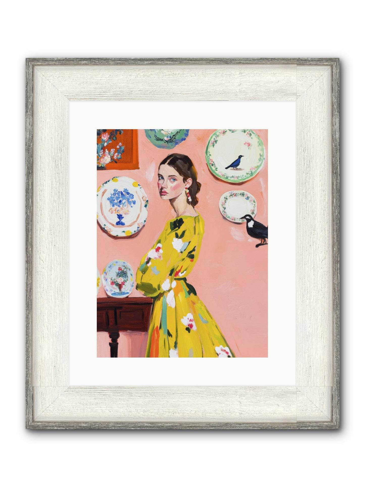 Sovereign Of Sweet Summers Framed Print - Driftwood White 12x16