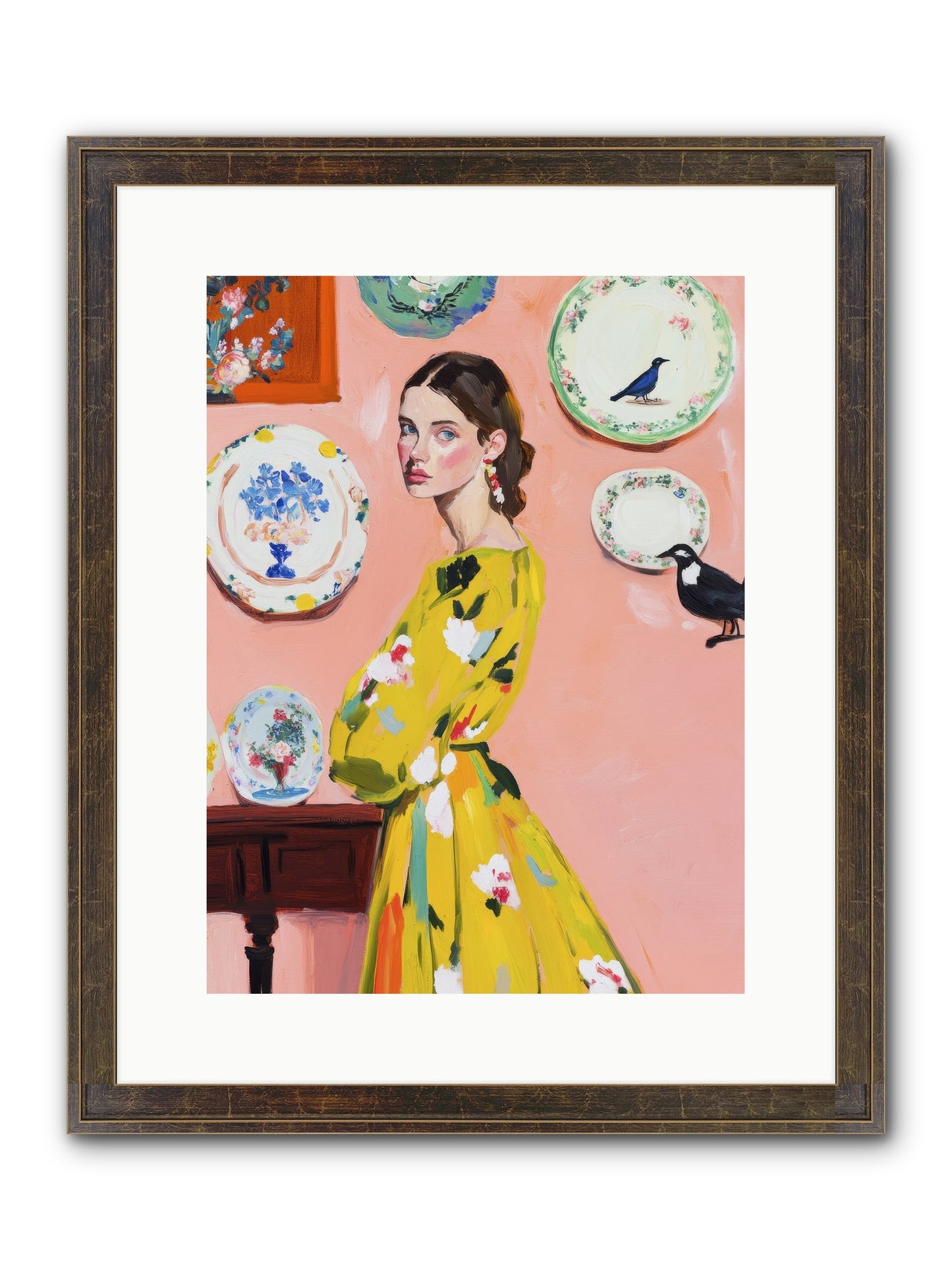 Sovereign Of Sweet Summers Framed Print - Slimwoods Black/Gold 12x16