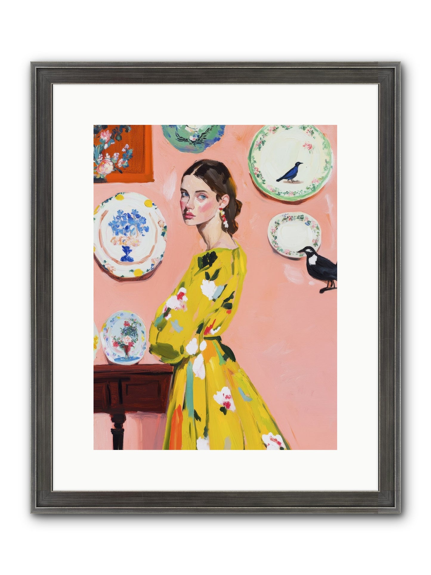 Sovereign Of Sweet Summers Framed Print - Slimwoods Black/Silver 12x16
