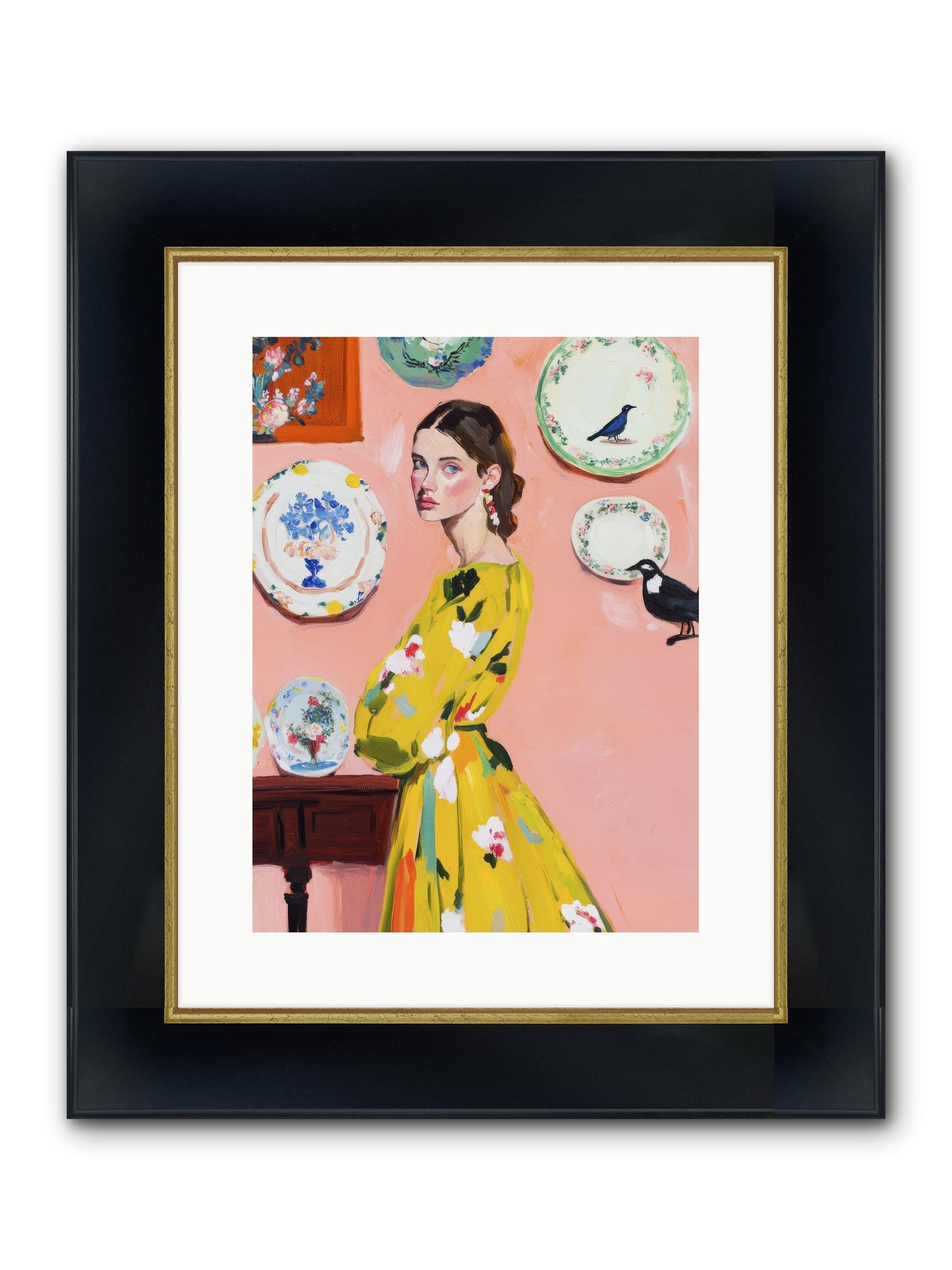 Sovereign Of Sweet Summers Framed Print - Wide Black w/Gold 12x16