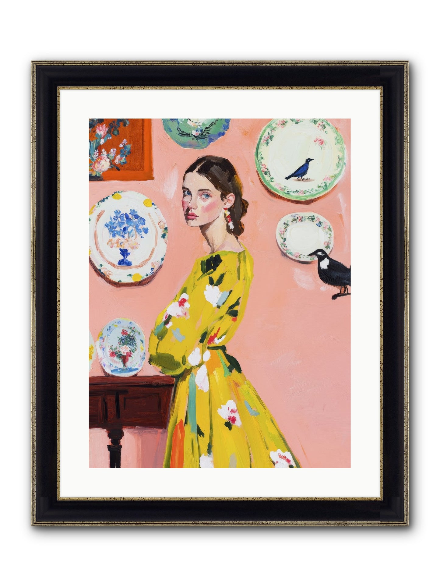 Sovereign Of Sweet Summers Framed Print - Black & Gold 18x24