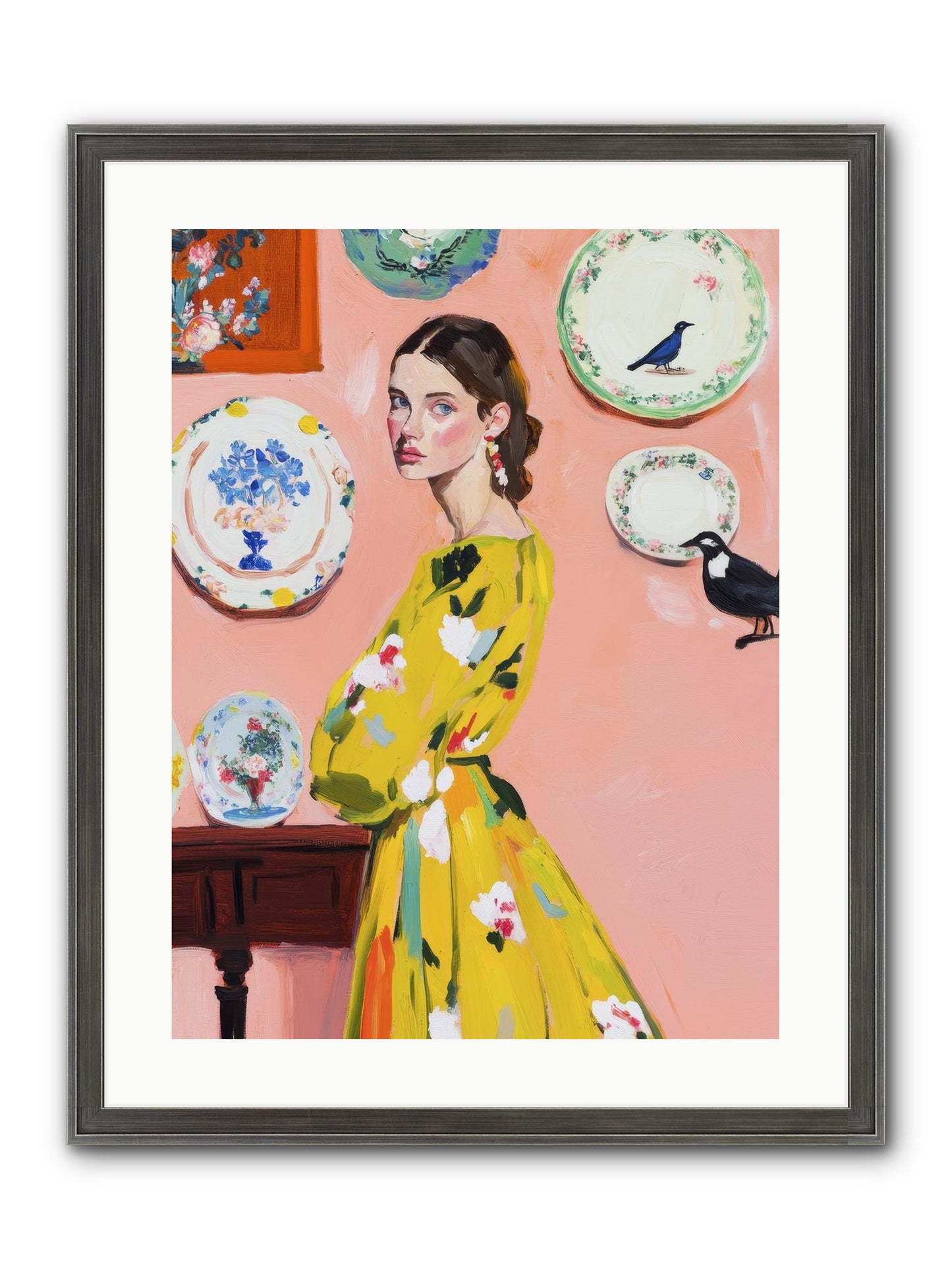 Sovereign Of Sweet Summers Framed Print - Slimwoods Black/Silver 18x24