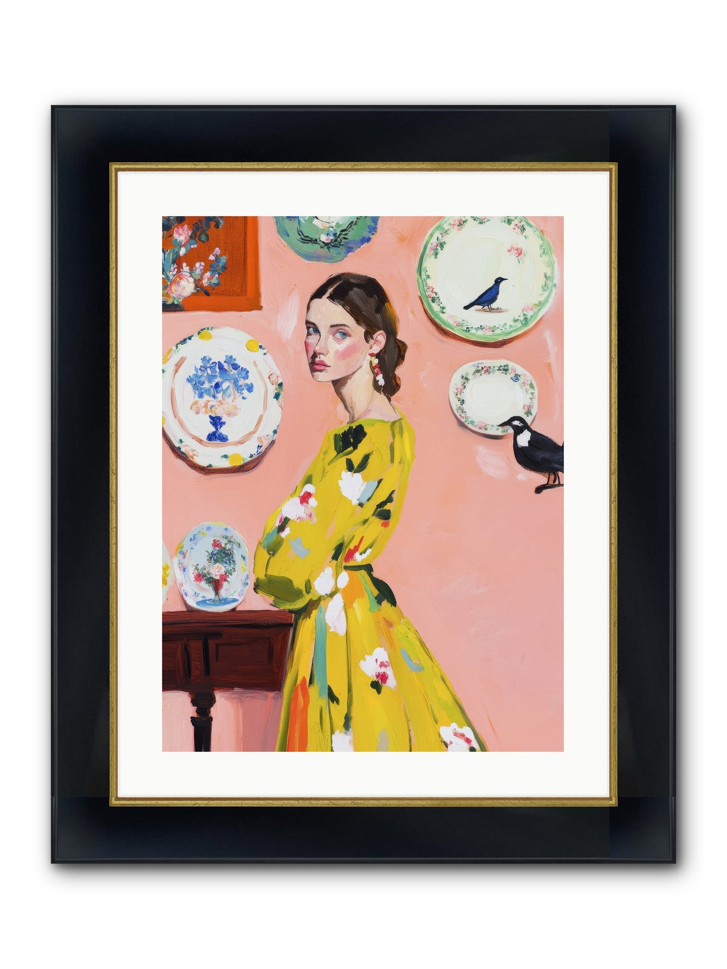Sovereign Of Sweet Summers Framed Print - Wide Black w/Gold 18x24