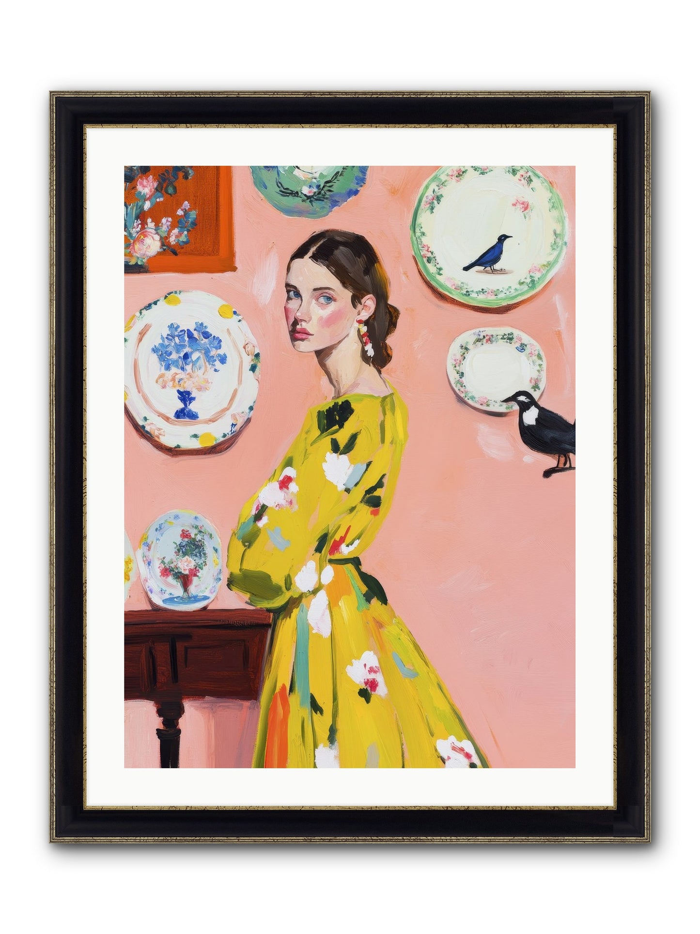 Sovereign Of Sweet Summers Framed Print - Black & Gold 24x32