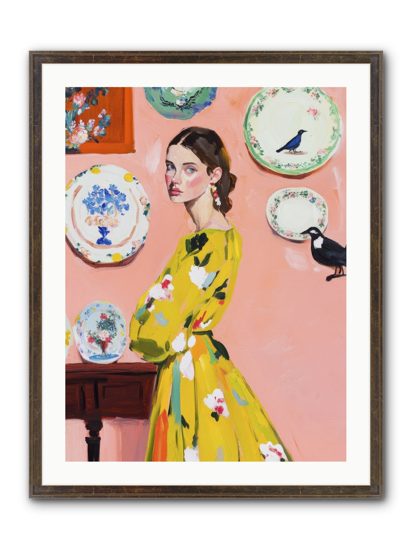Sovereign Of Sweet Summers Framed Print - Slimwoods Black/Gold 24x32