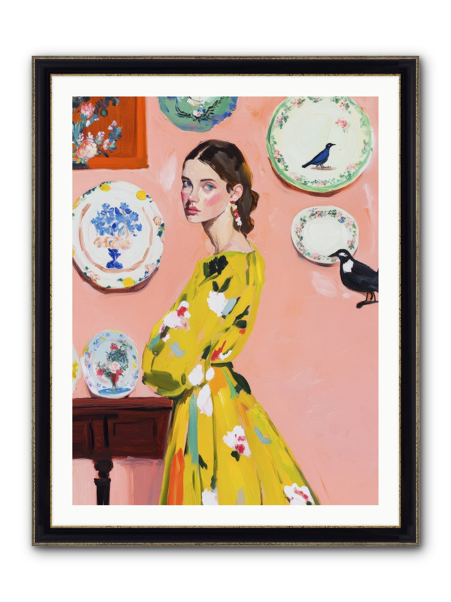 Sovereign Of Sweet Summers Framed Print - Black & Gold 30x40