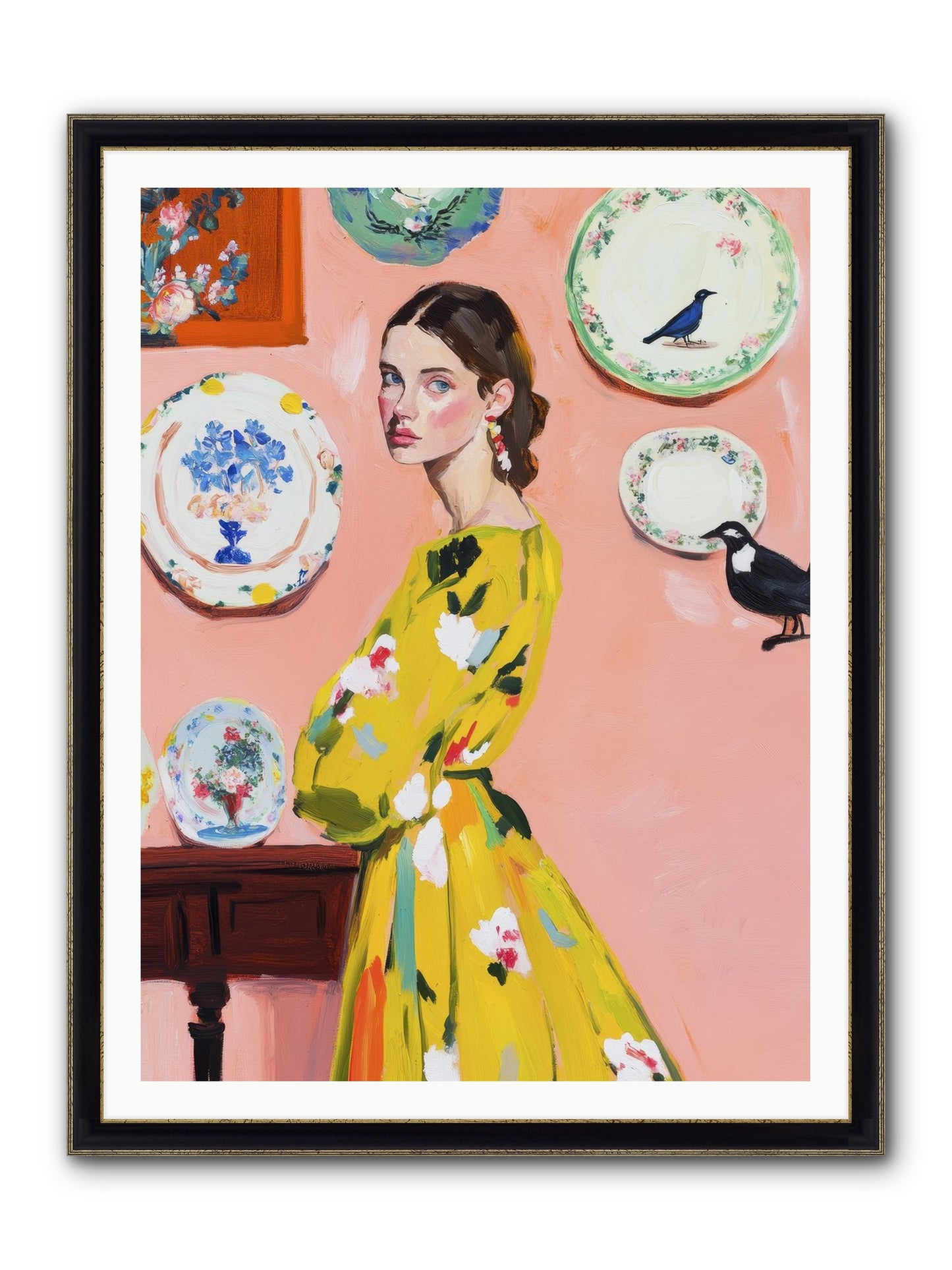 Sovereign Of Sweet Summers Framed Print - Black & Gold 36x48