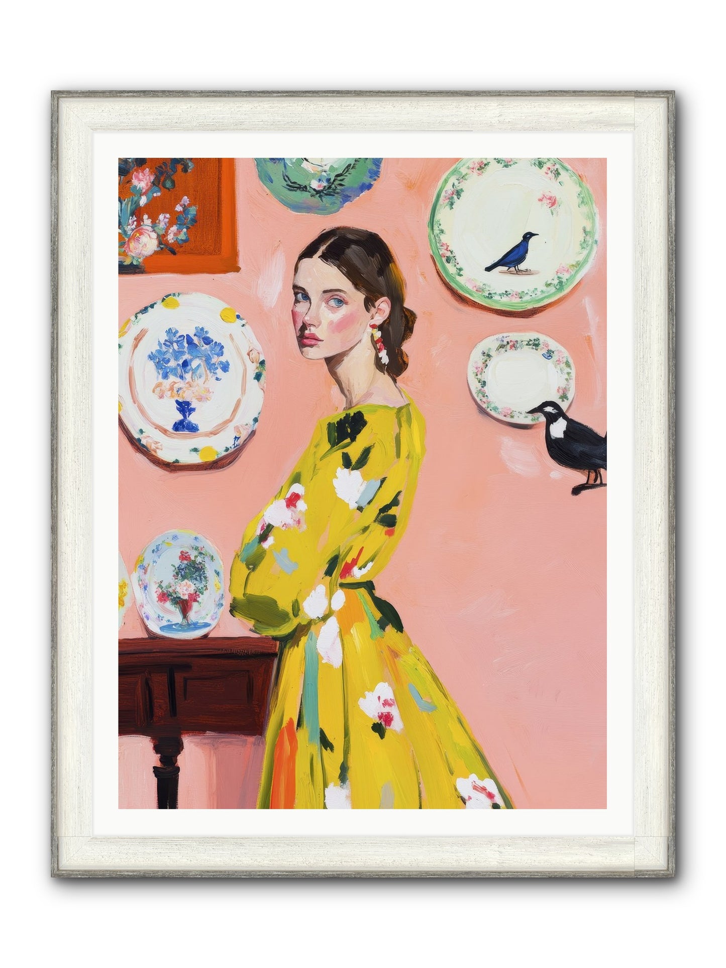 Sovereign Of Sweet Summers Framed Print - Driftwood White 36x48