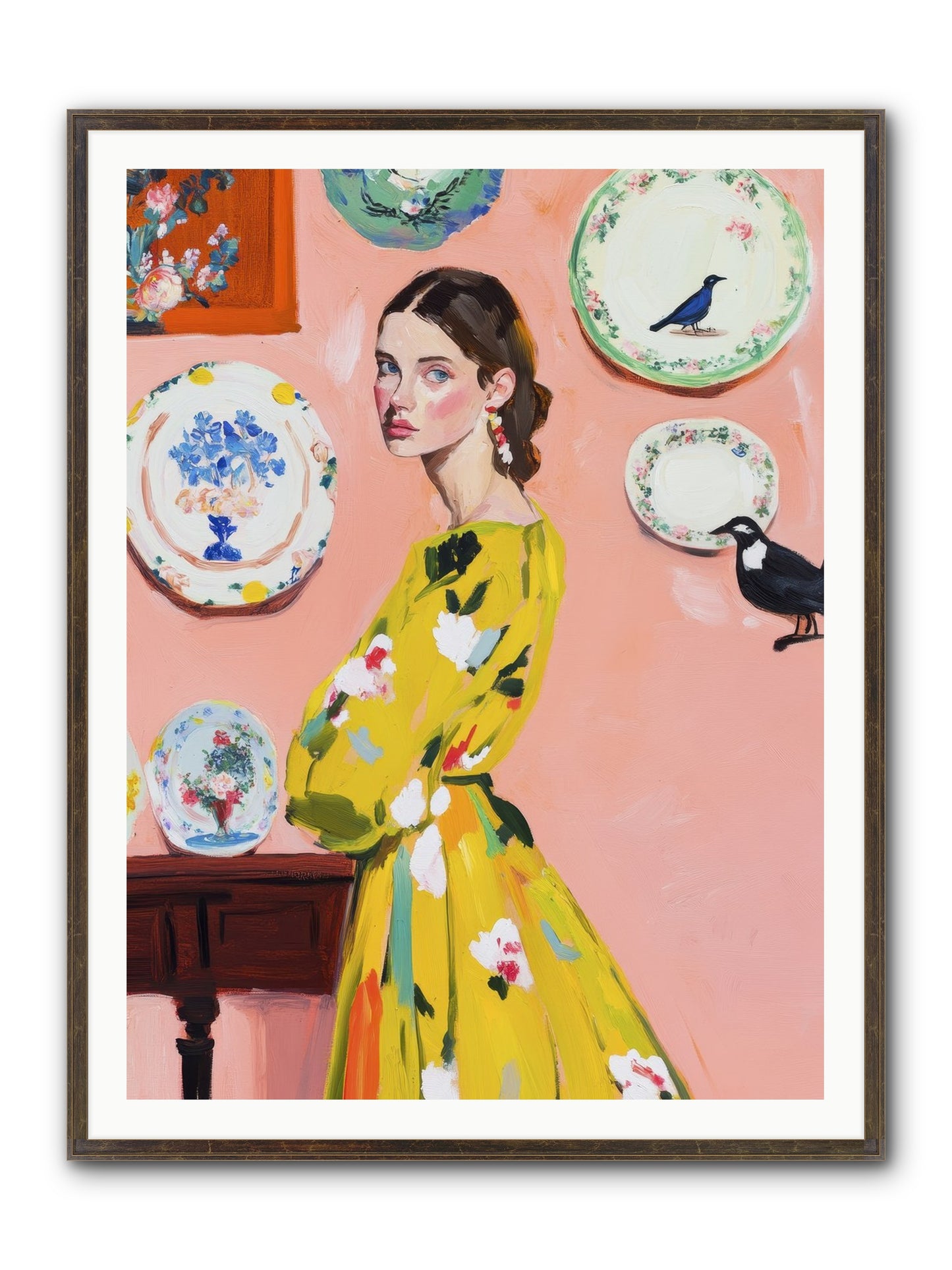 Sovereign Of Sweet Summers Framed Print - Slimwoods Black/Gold 36x48