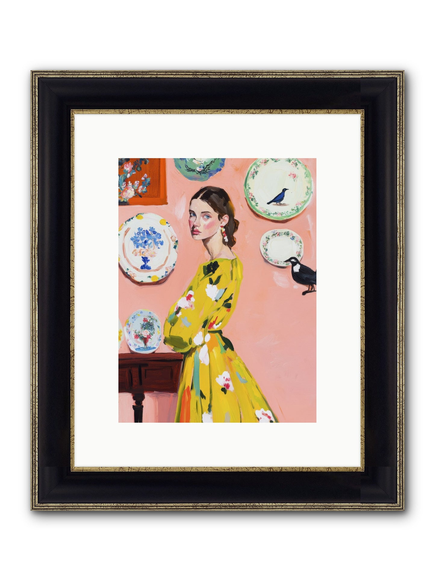 Sovereign Of Sweet Summers Framed Print - Black & Gold 9x12