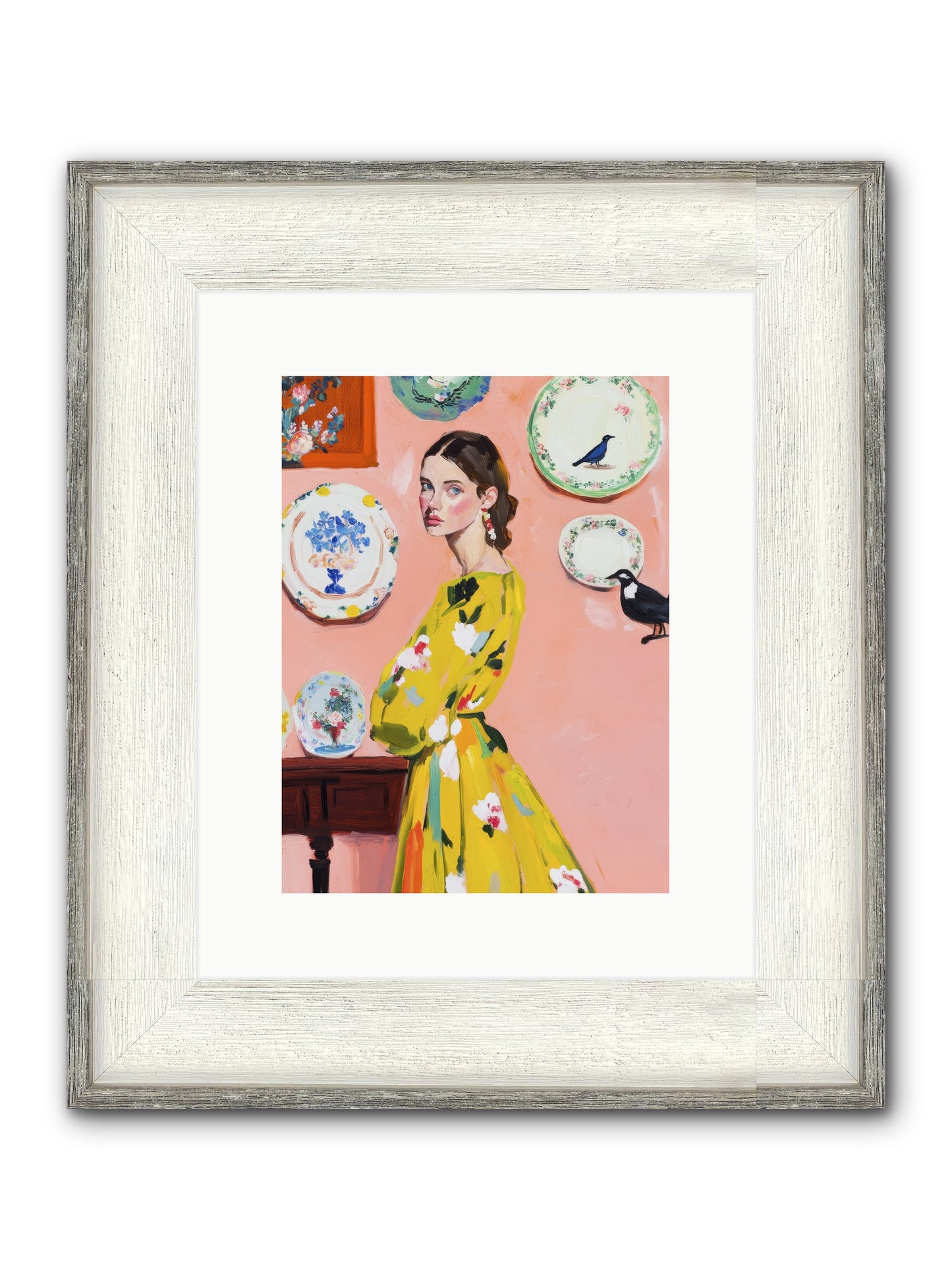 Sovereign Of Sweet Summers Framed Print - Driftwood White 9x12