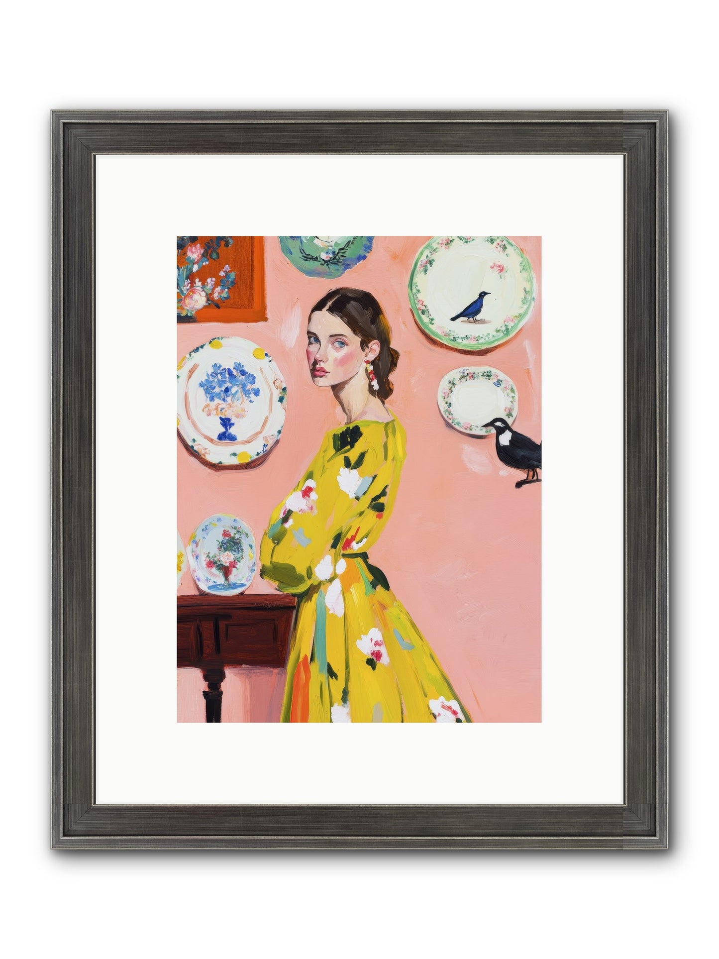 Sovereign Of Sweet Summers Framed Print - Slimwoods Black/Silver 9x12