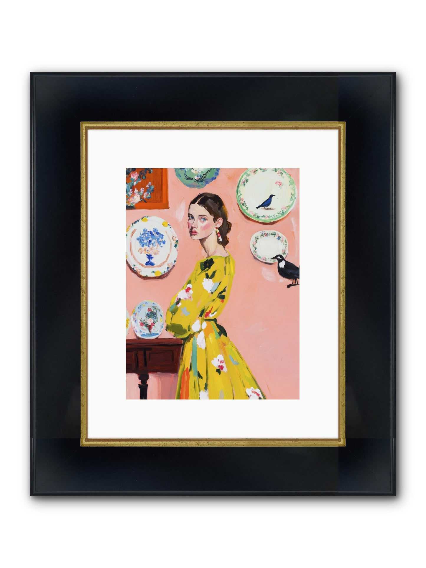 Sovereign Of Sweet Summers Framed Print - Wide Black w/Gold 9x12