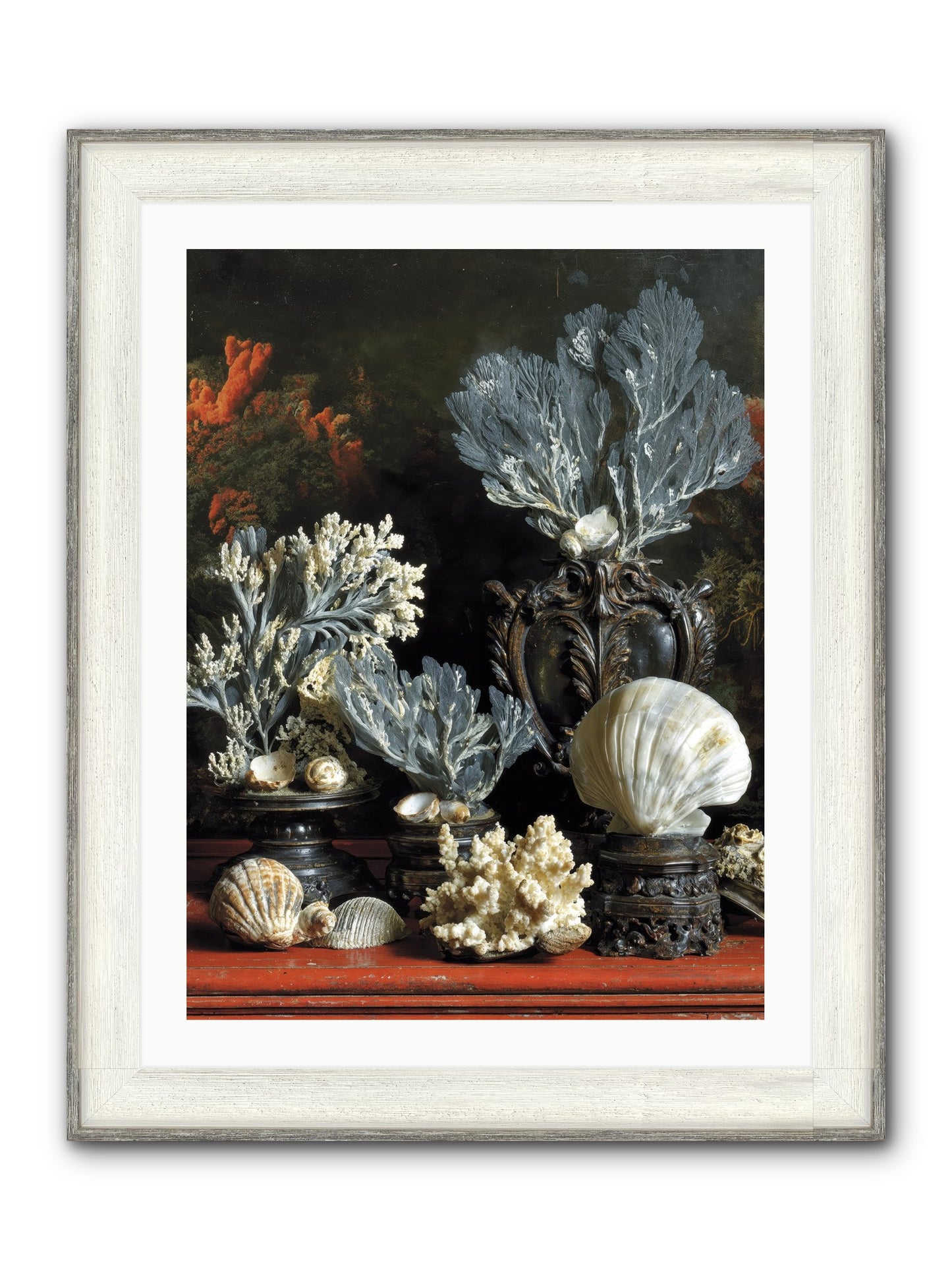 Sovereign's Seashore Framed Print - Driftwood White 24x32