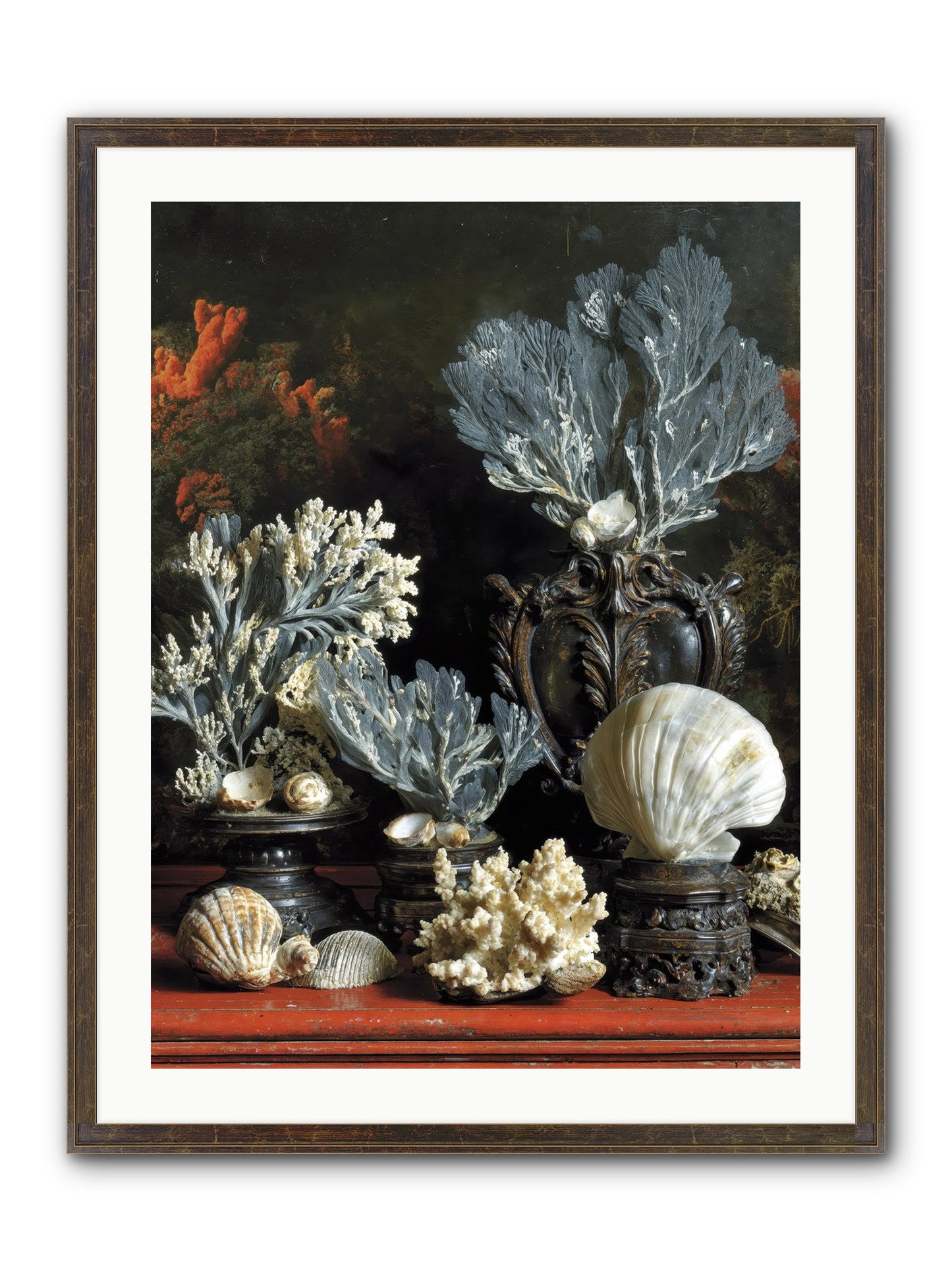 Sovereign's Seashore Framed Print - Slimwoods Black/Gold 24x32