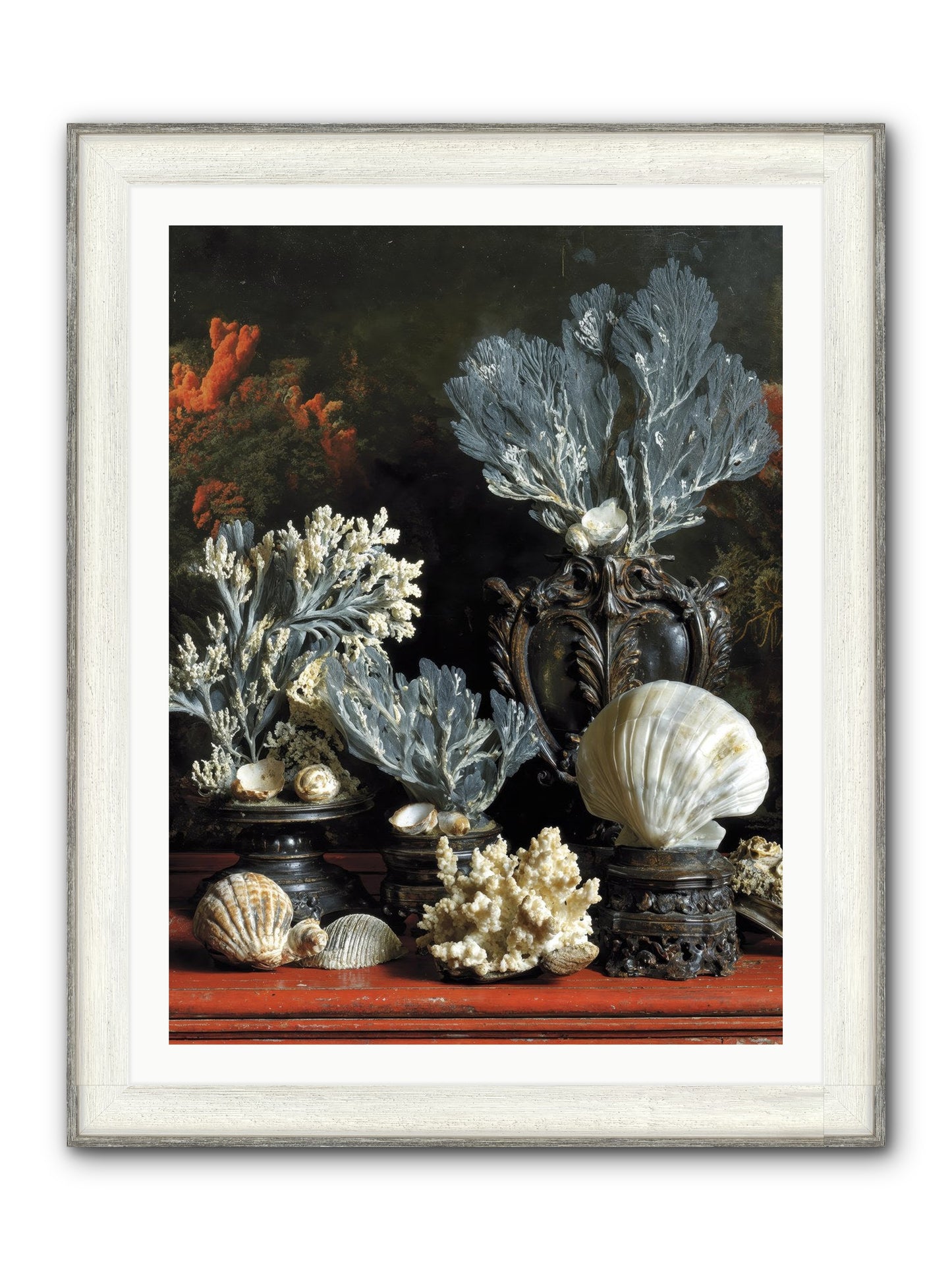 Sovereign's Seashore Framed Print - Driftwood White 30x40
