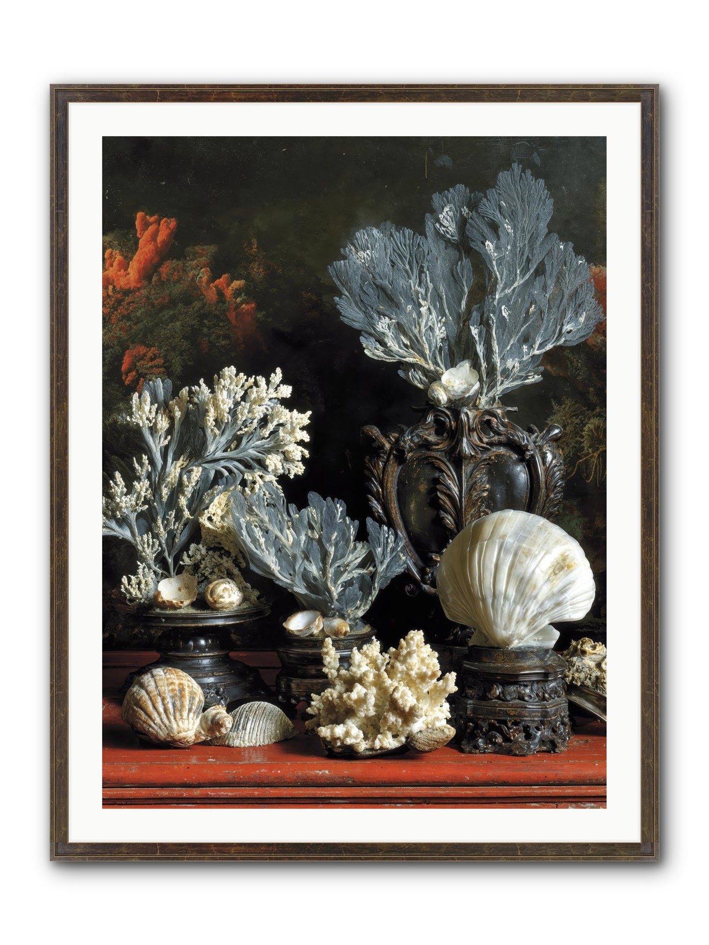 Sovereign's Seashore Framed Print - Slimwoods Black/Gold 30x40
