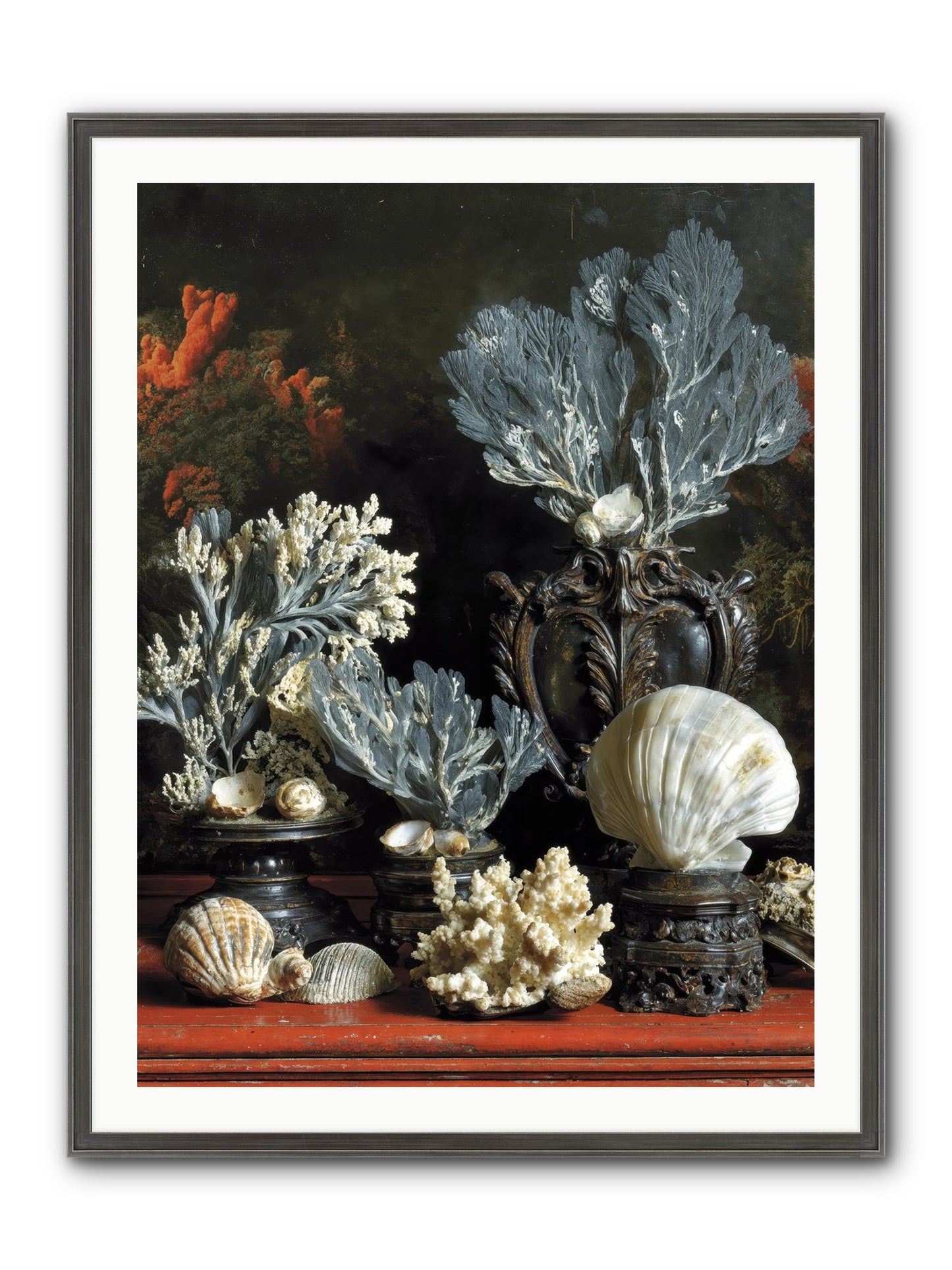 Sovereign's Seashore Framed Print - Slimwoods Black/Silver 30x40