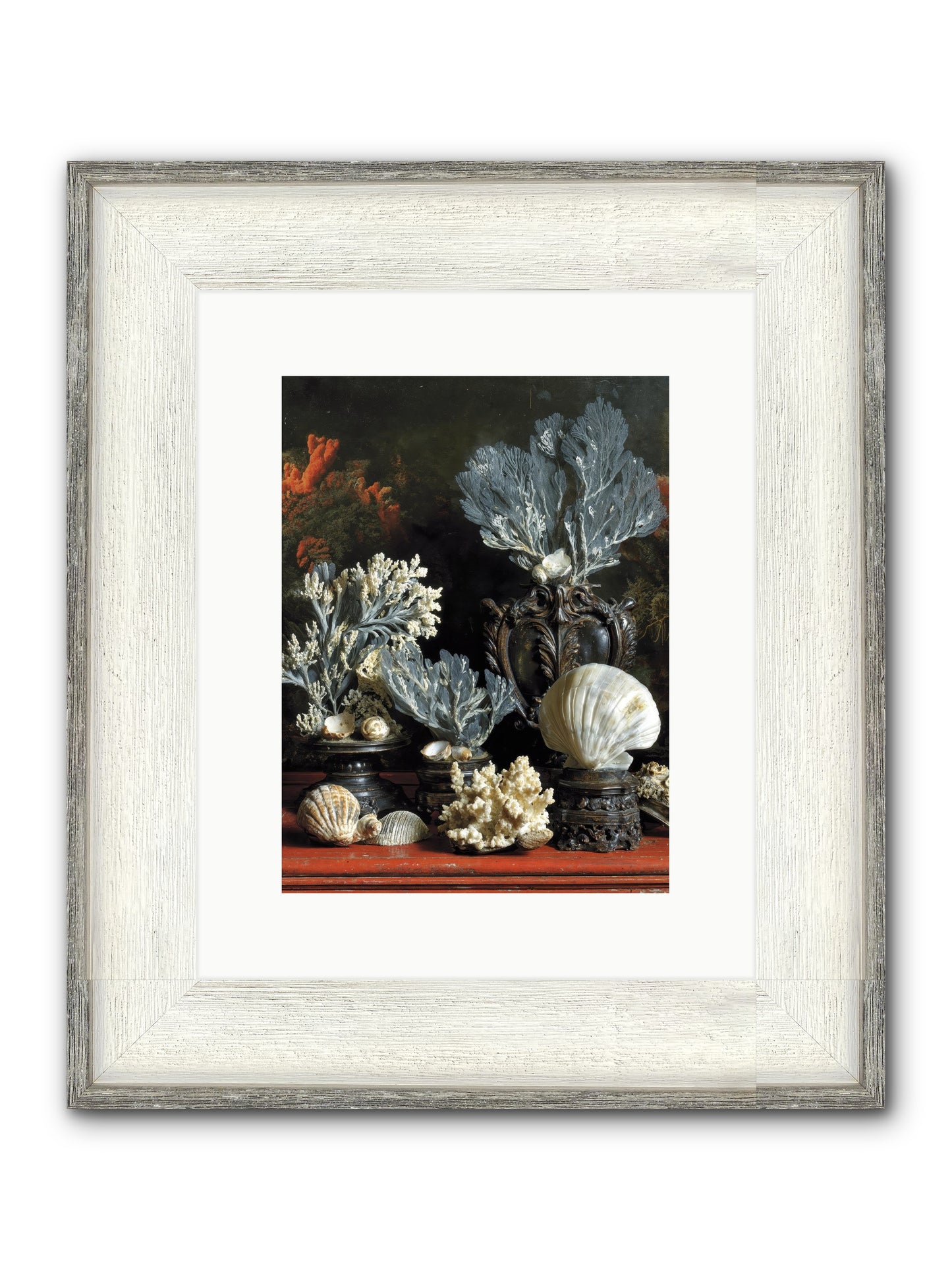 Sovereign's Seashore Framed Print - Driftwood White 9x12