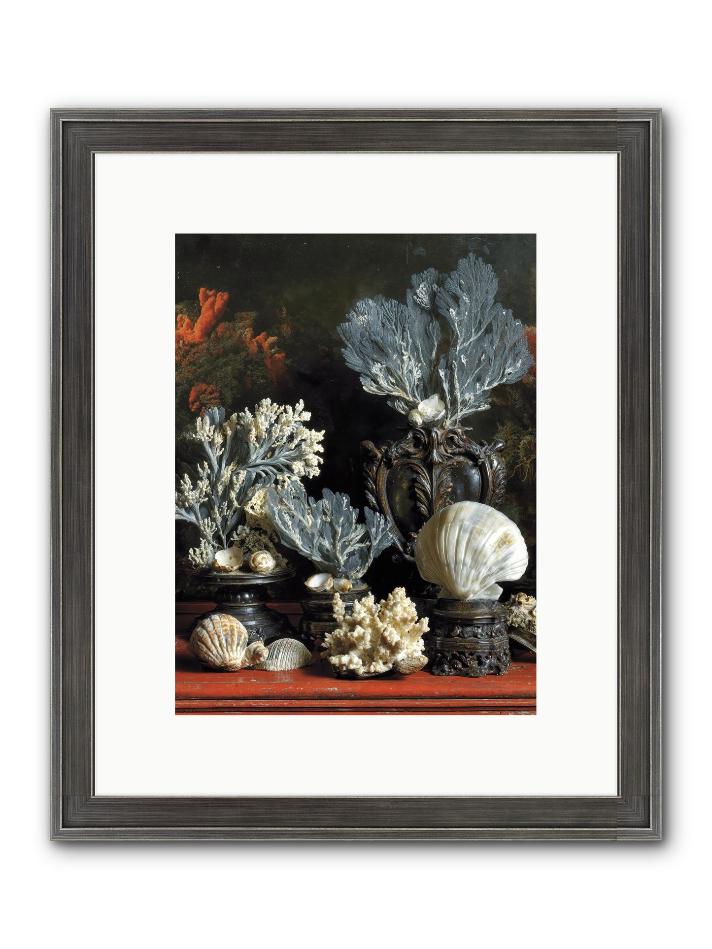 Sovereign's Seashore Framed Print - Slimwoods Black/Silver 9x12