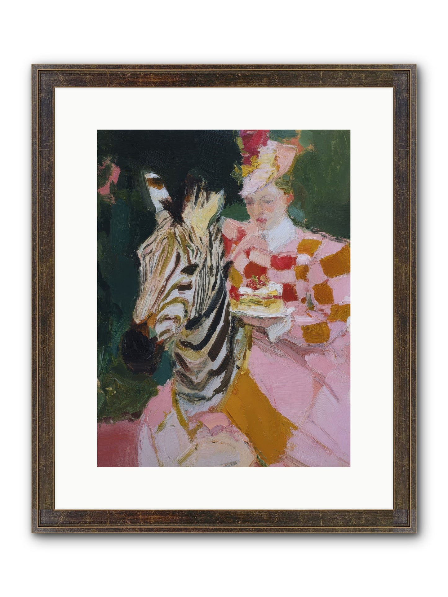 Sparkle Theory Framed Print - Slimwoods Black/Gold 12x16